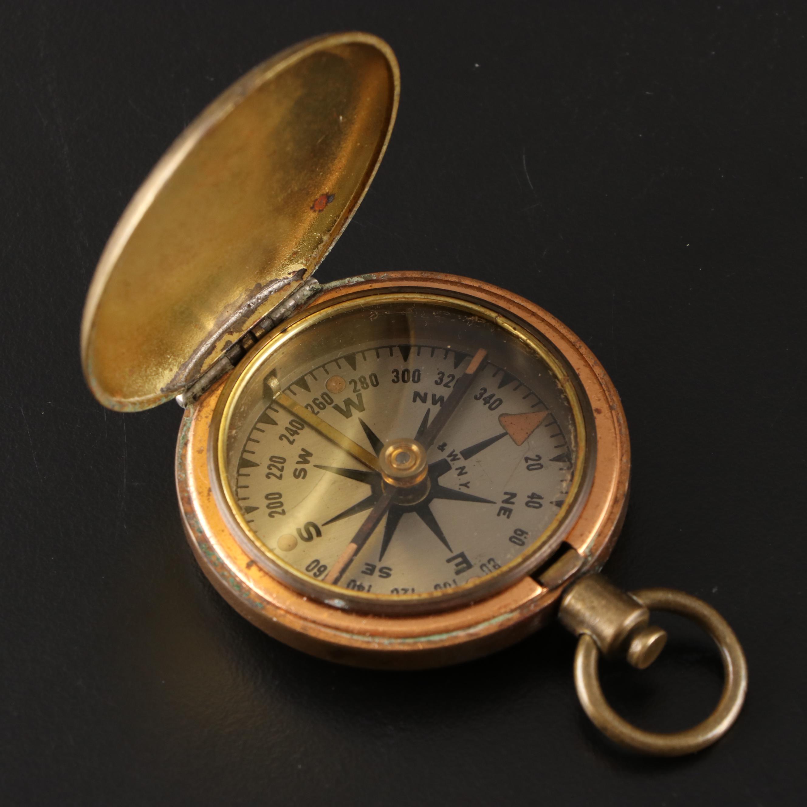 WWII Era Schwab & Wuischpard and Keuffel & Esser Co. Pocket Compasses