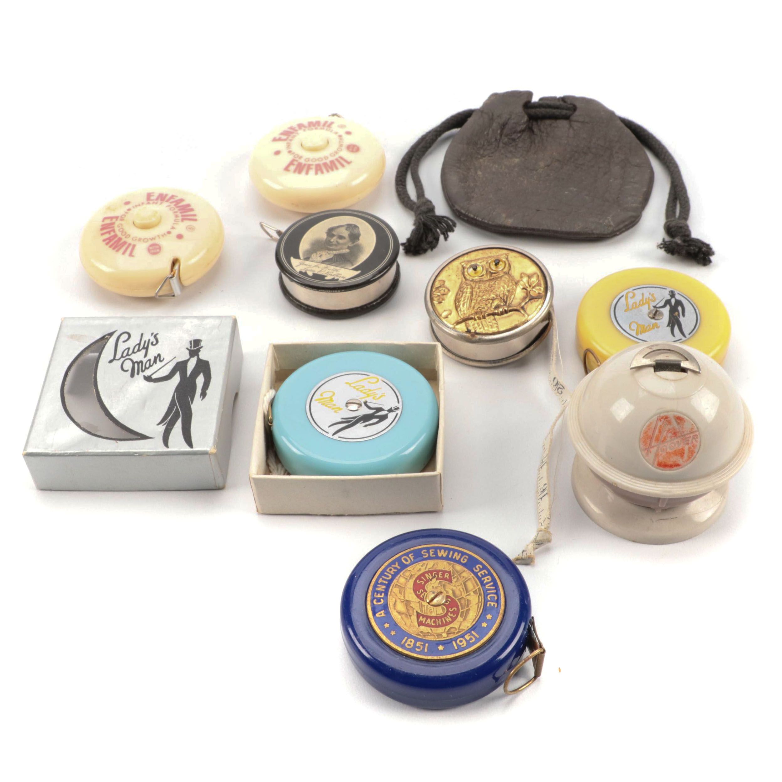 Enfamil, Singer, Hoover, Lady's Man and Other Tape Measures
