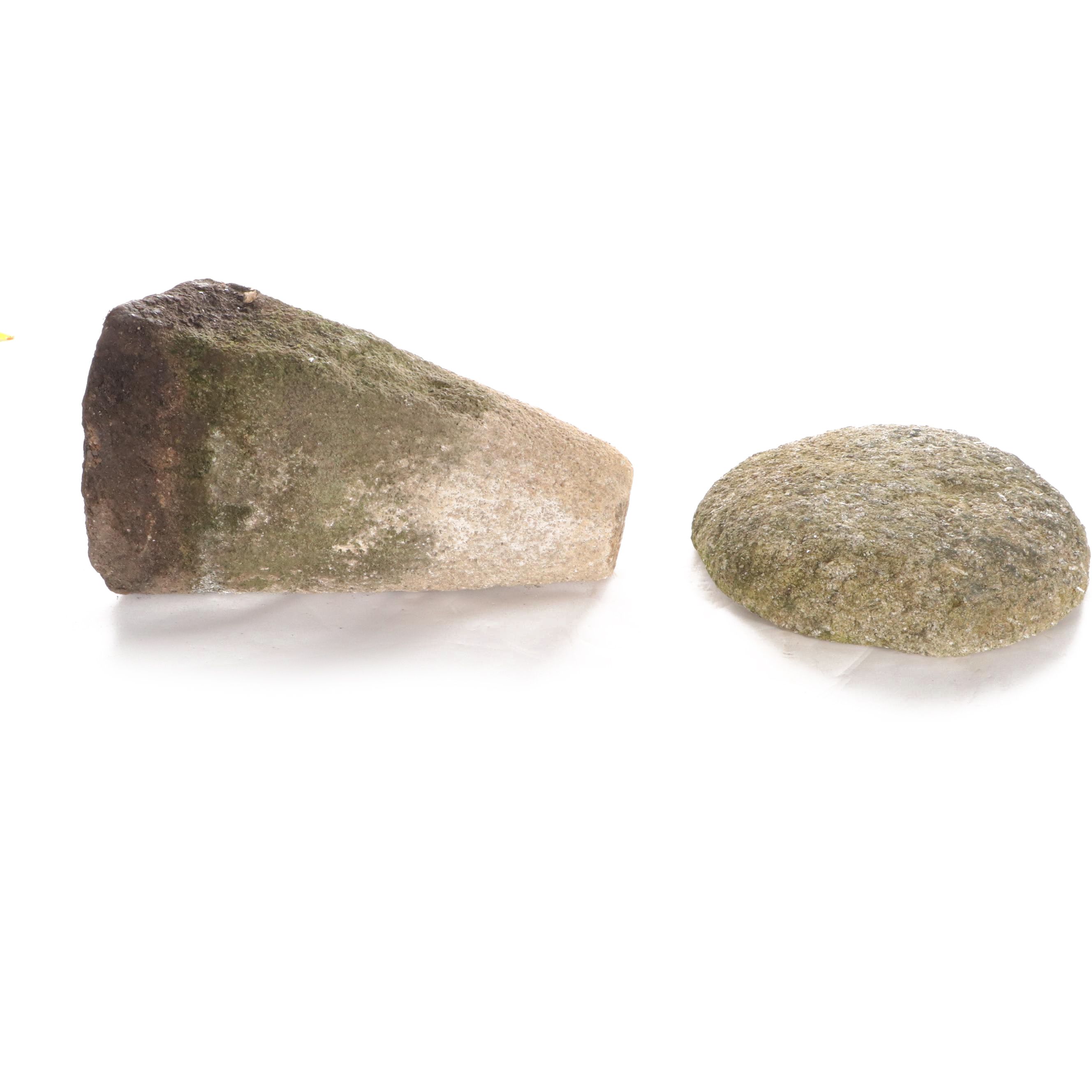 Hand-Carved Staddle Stone, Antique, Possibly English