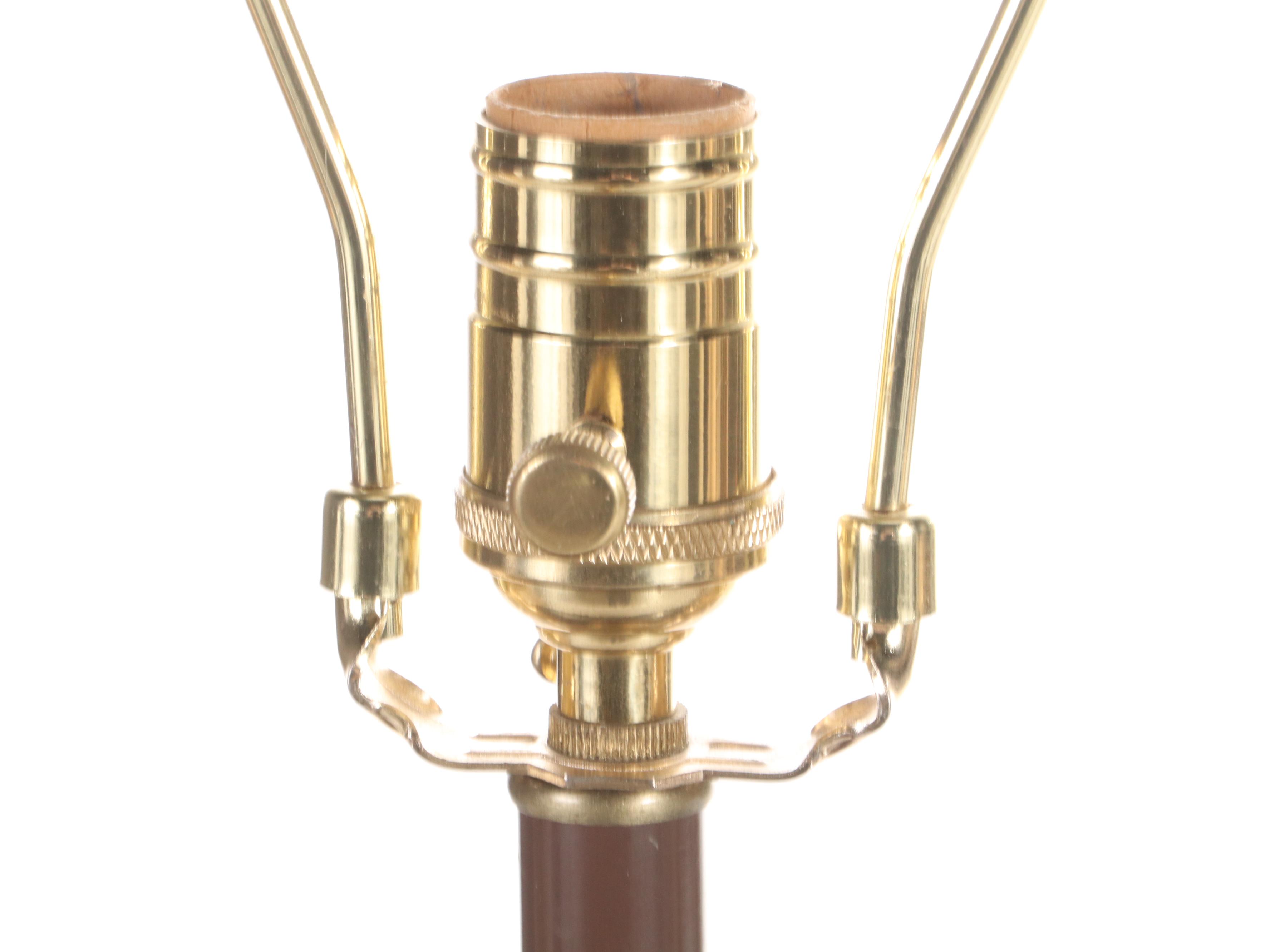 John-Richard Hand-Decorated Composite Lamp with Other Candlestick Table Lamps