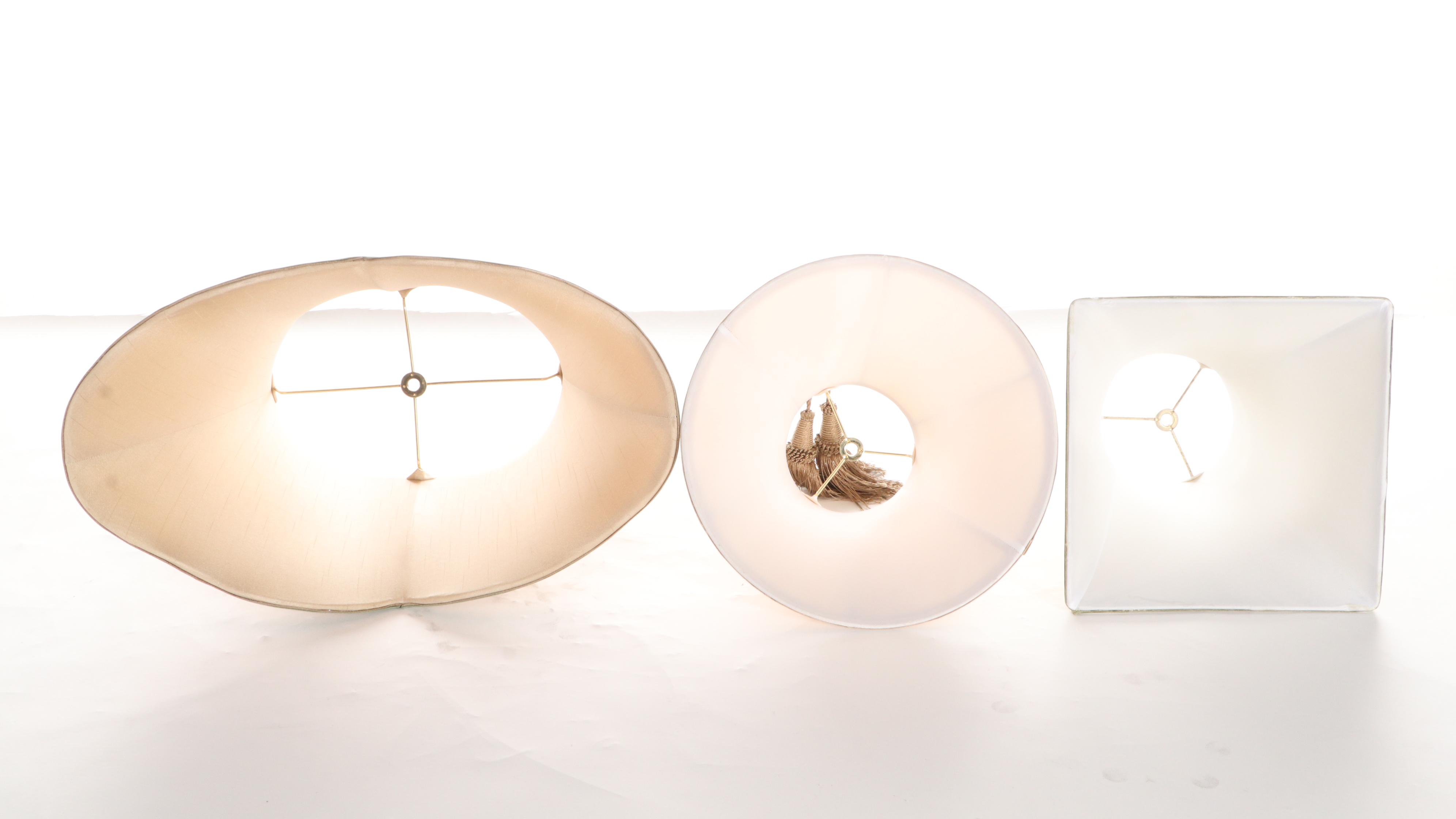 John-Richard Hand-Decorated Composite Lamp with Other Candlestick Table Lamps