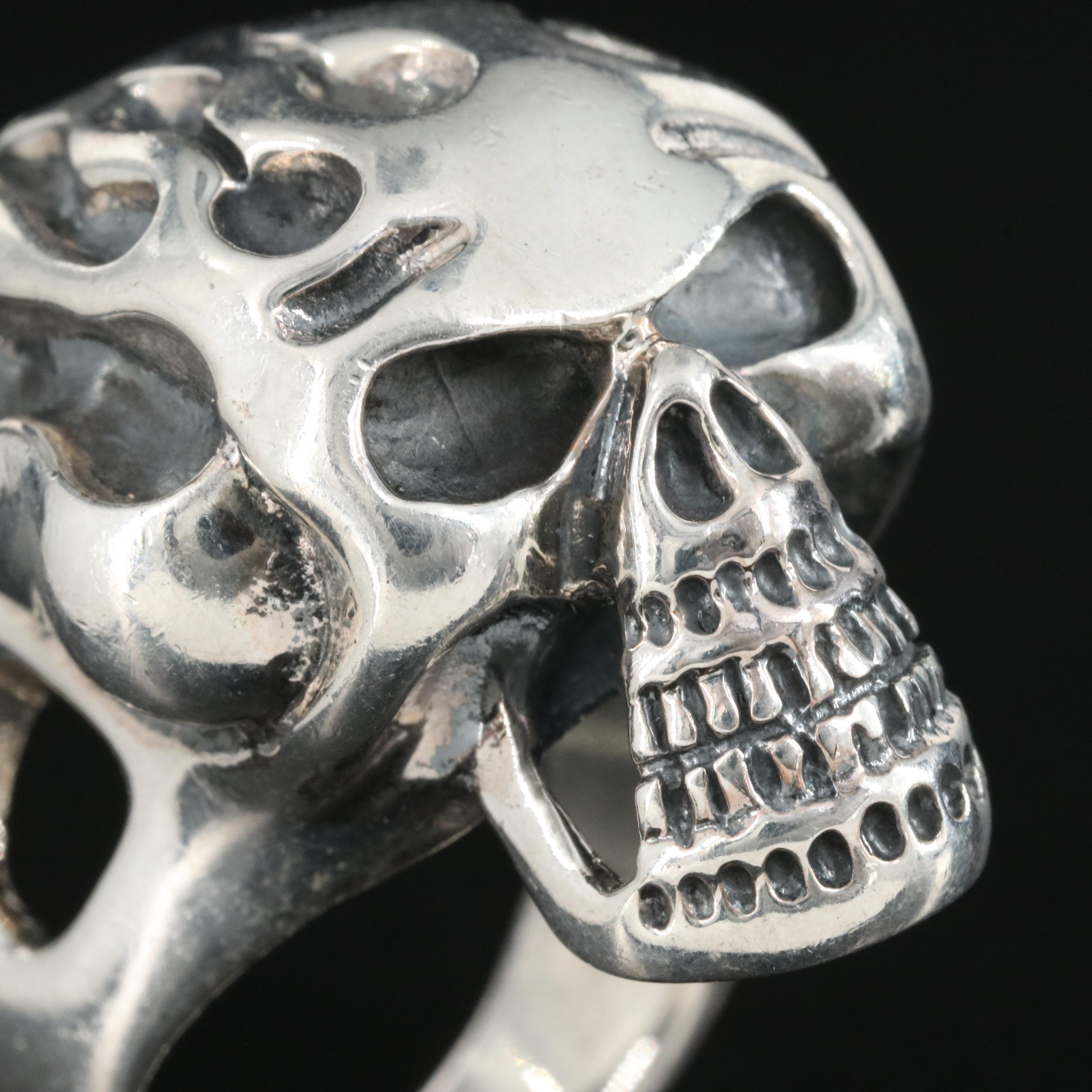Sterling Skull Ring