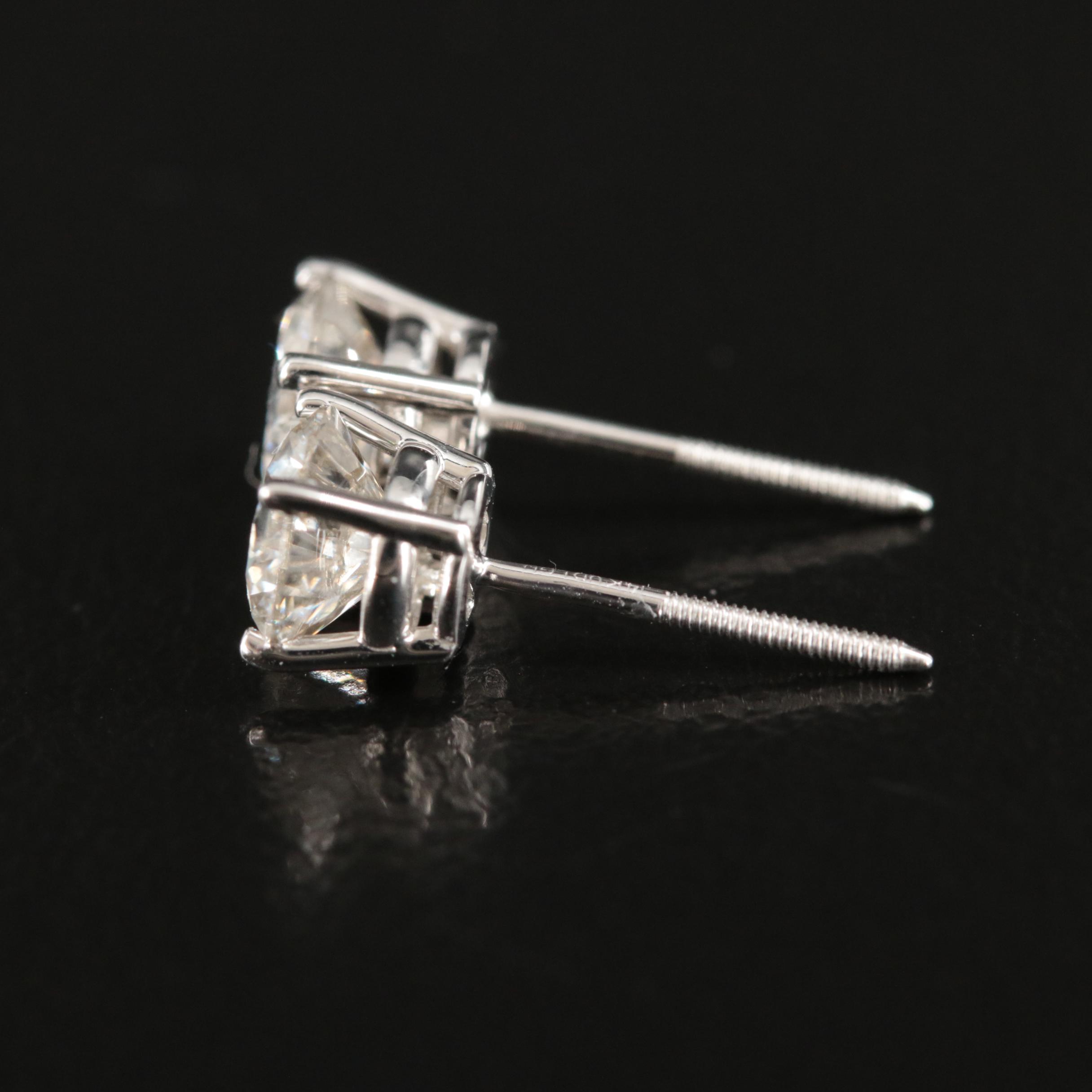 14K 1.05 CTW Lab Grown Diamond Stud Earrings