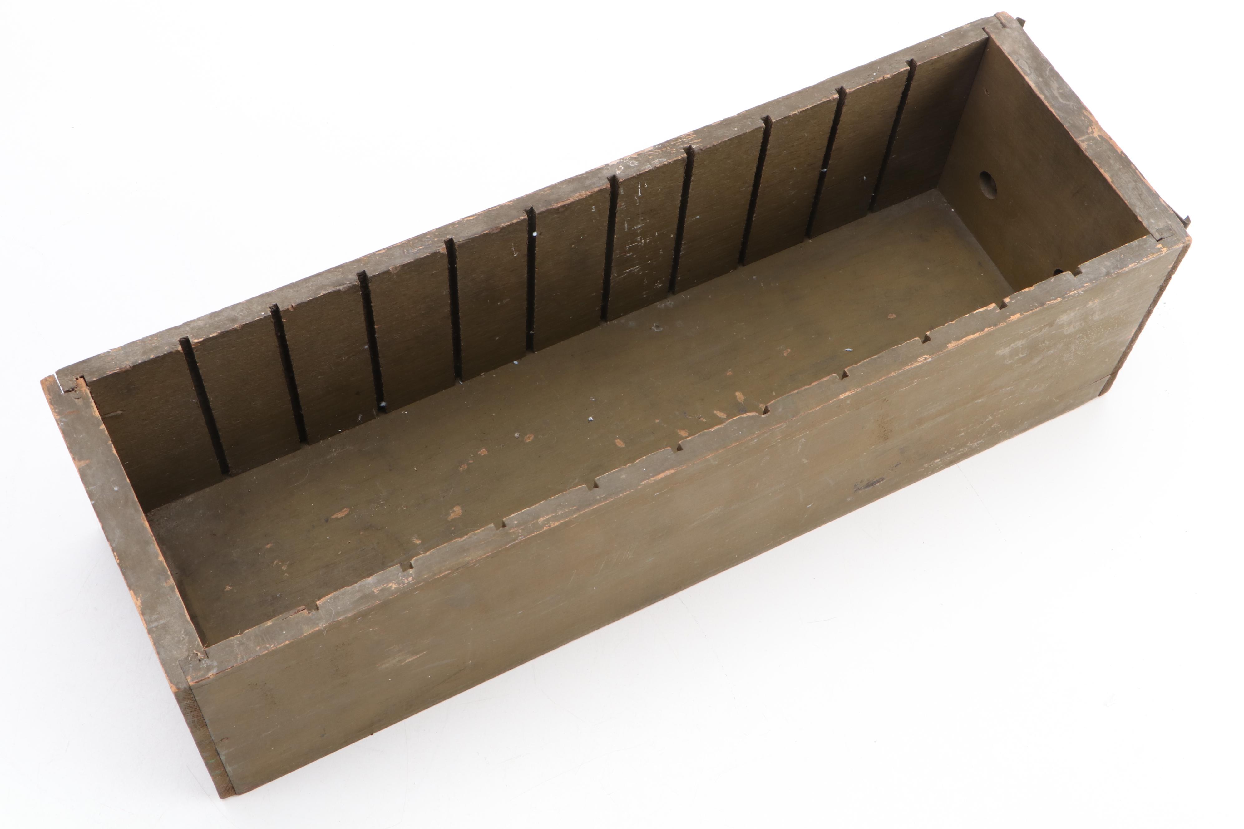 Shankin Mfg "Storm King" Smudge Pot with Wood Boxes, Metal Bar Tools and Others