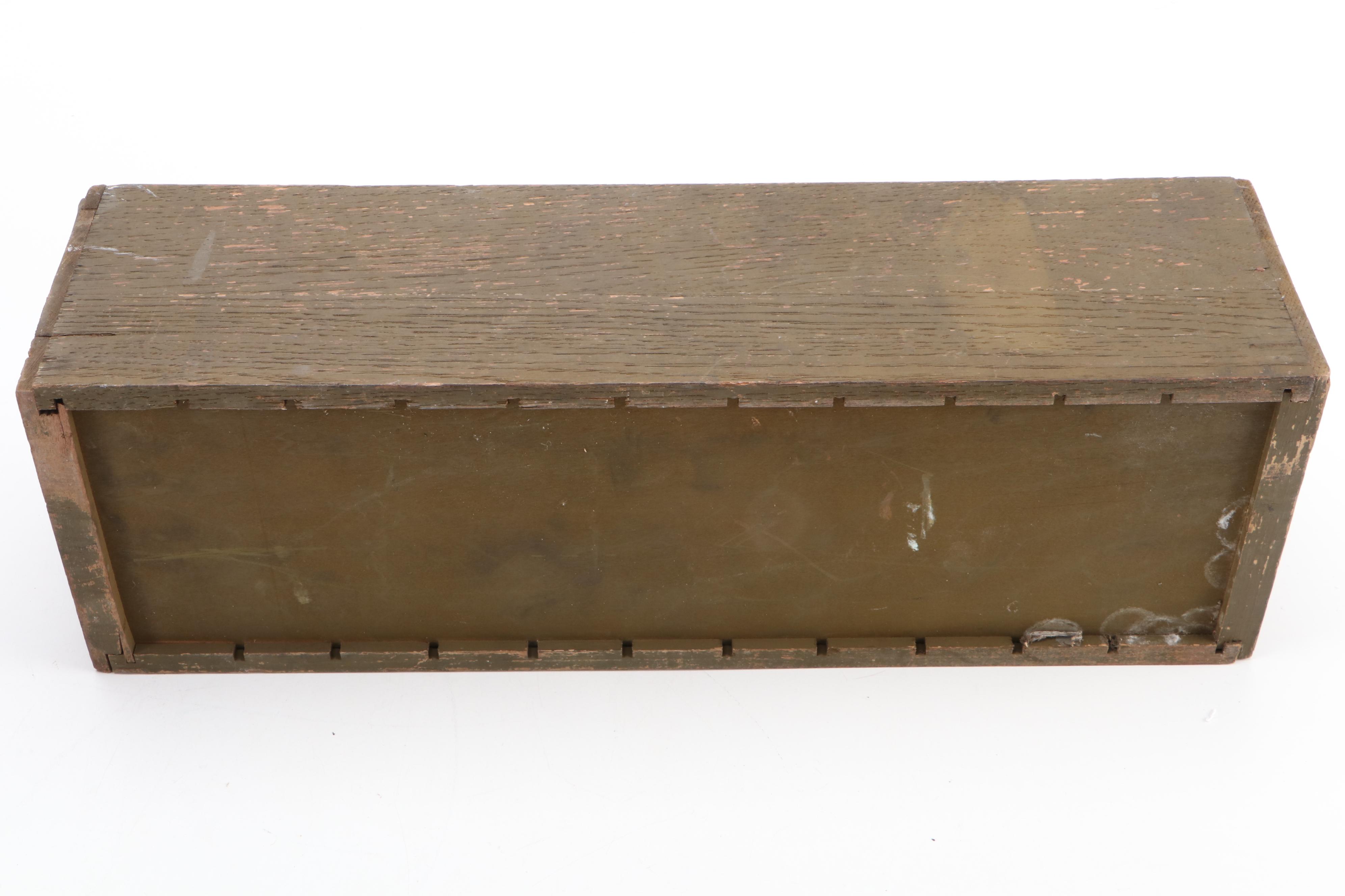 Shankin Mfg "Storm King" Smudge Pot with Wood Boxes, Metal Bar Tools and Others