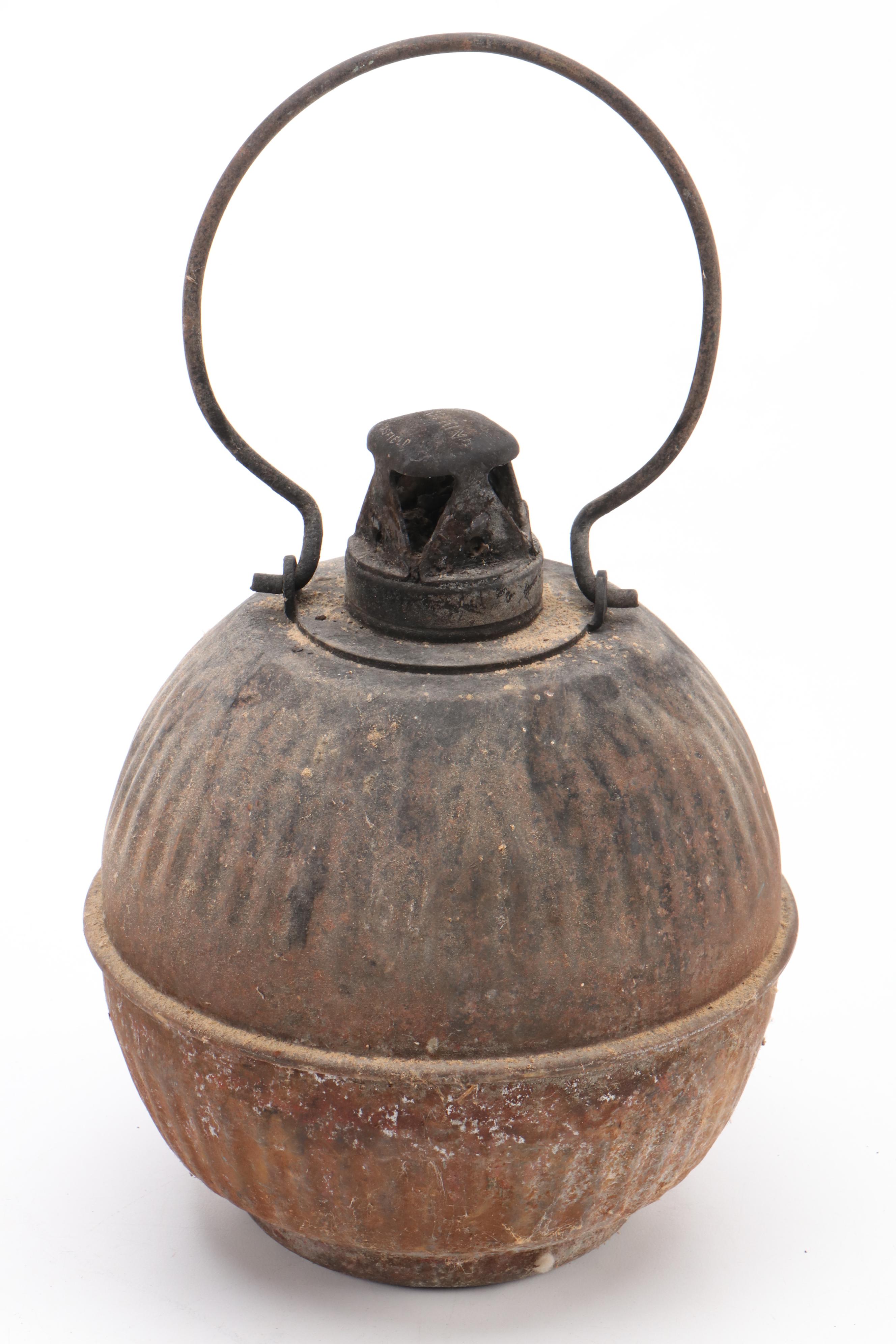 Shankin Mfg "Storm King" Smudge Pot with Wood Boxes, Metal Bar Tools and Others