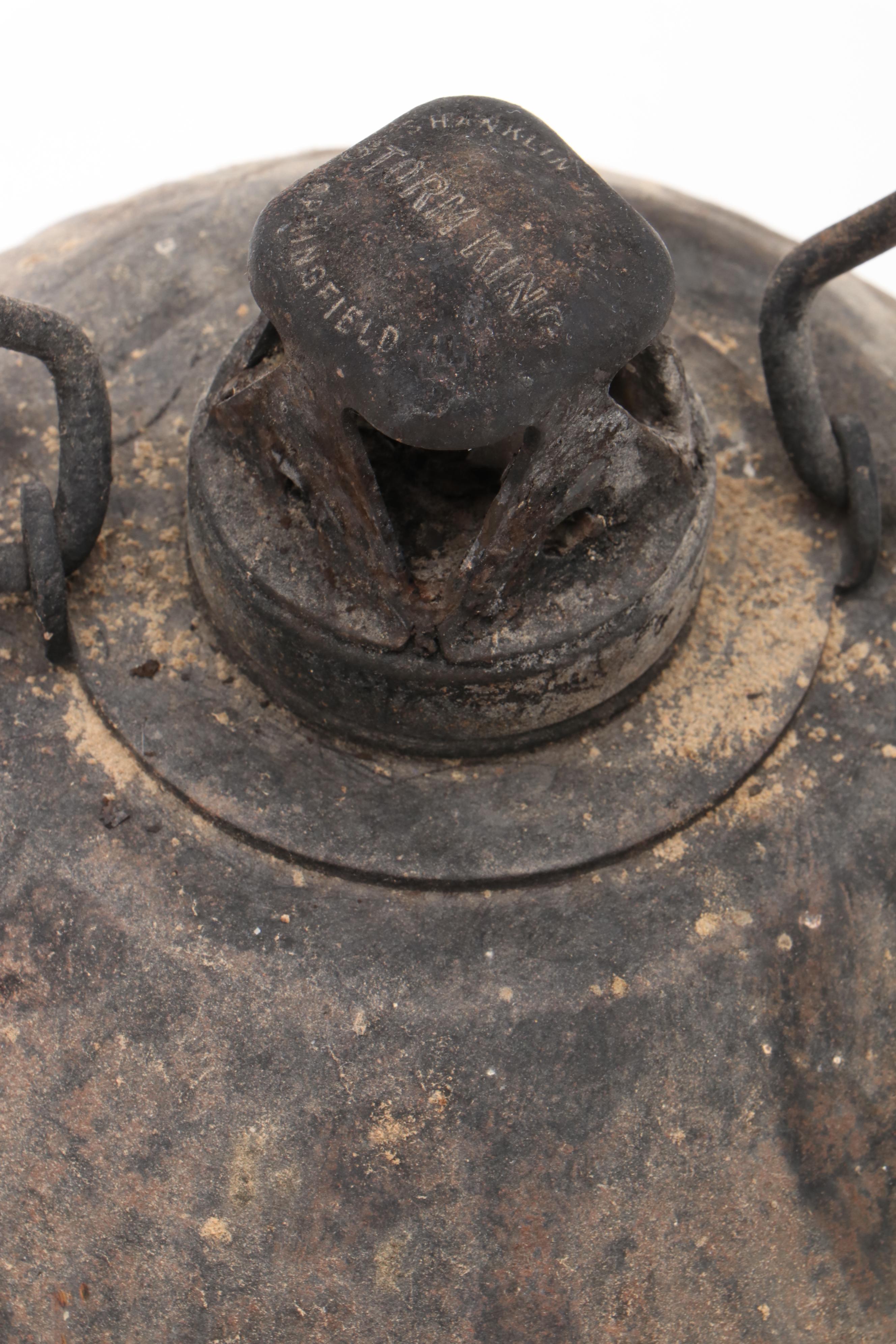 Shankin Mfg "Storm King" Smudge Pot with Wood Boxes, Metal Bar Tools and Others