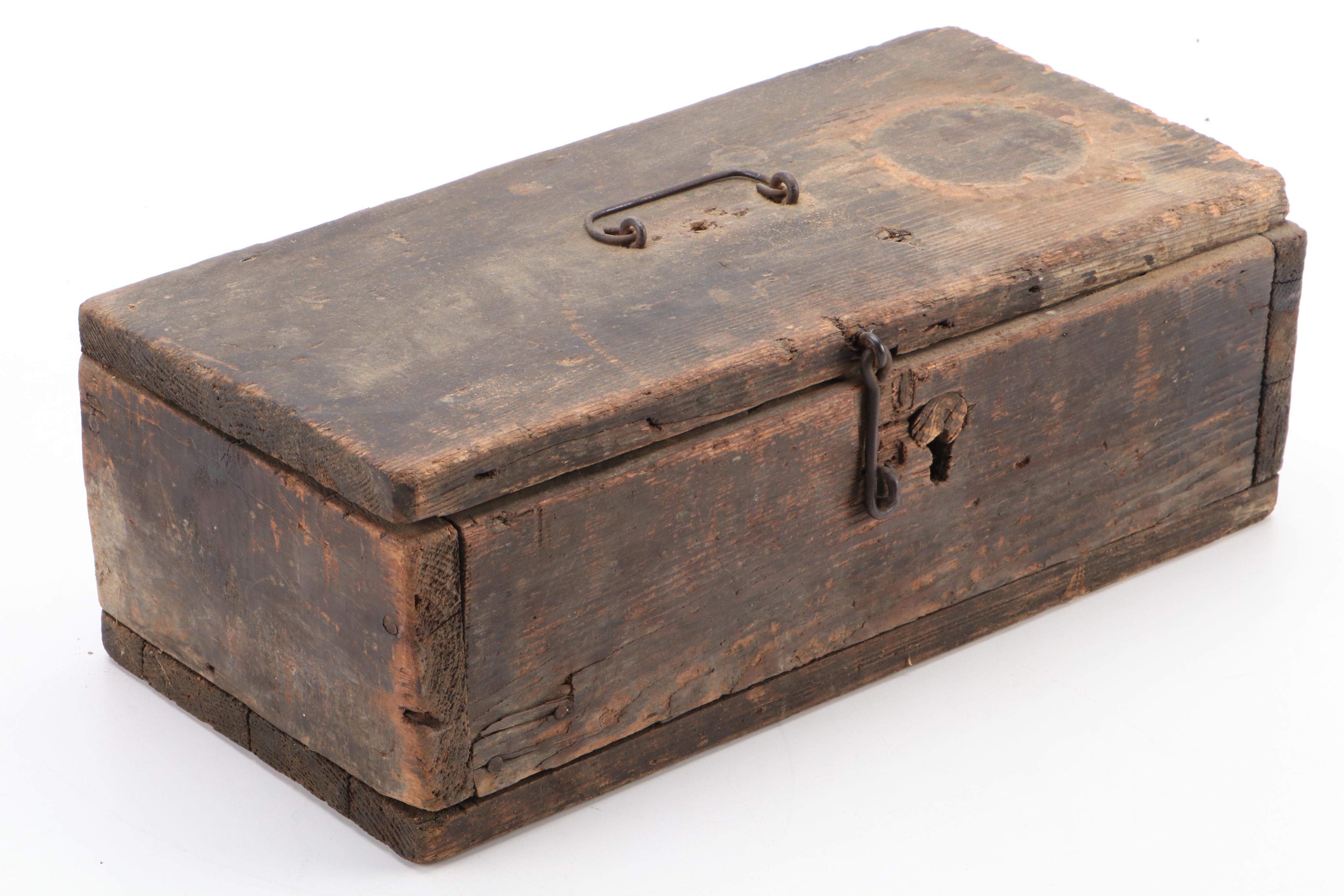 Shankin Mfg "Storm King" Smudge Pot with Wood Boxes, Metal Bar Tools and Others