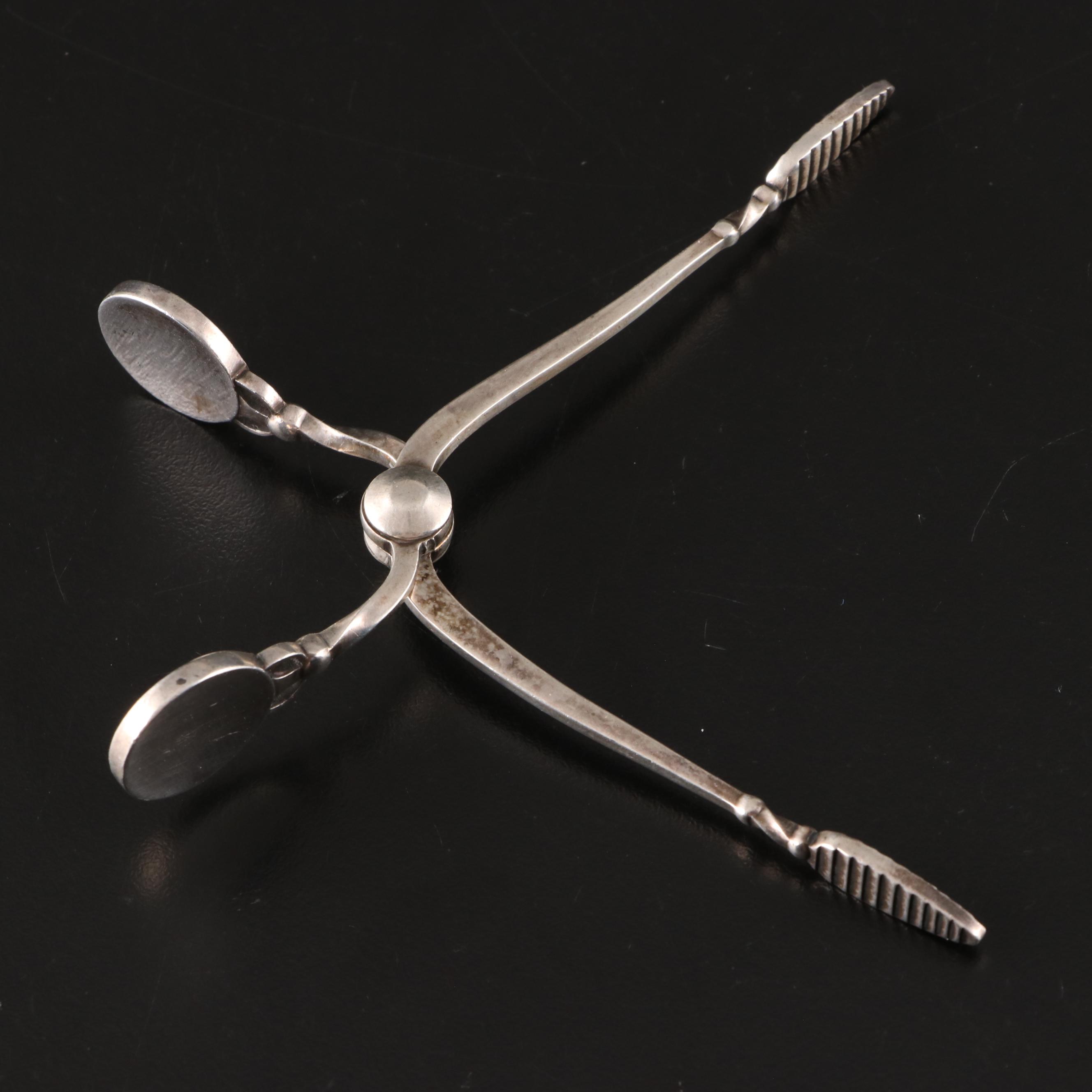 Georg Jensen Danish Modern Sterling Silver Tongs