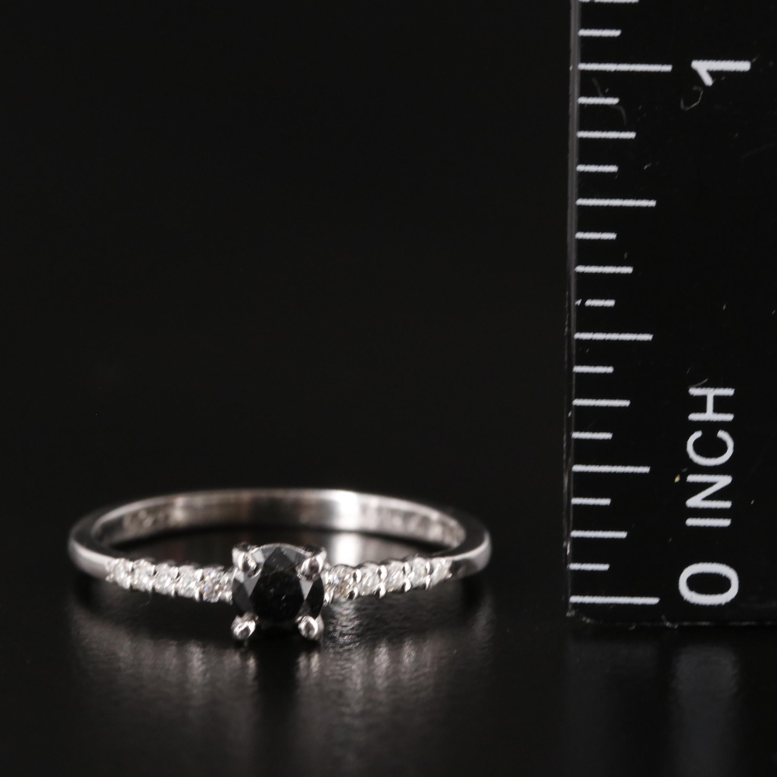 Sterling Diamond Ring