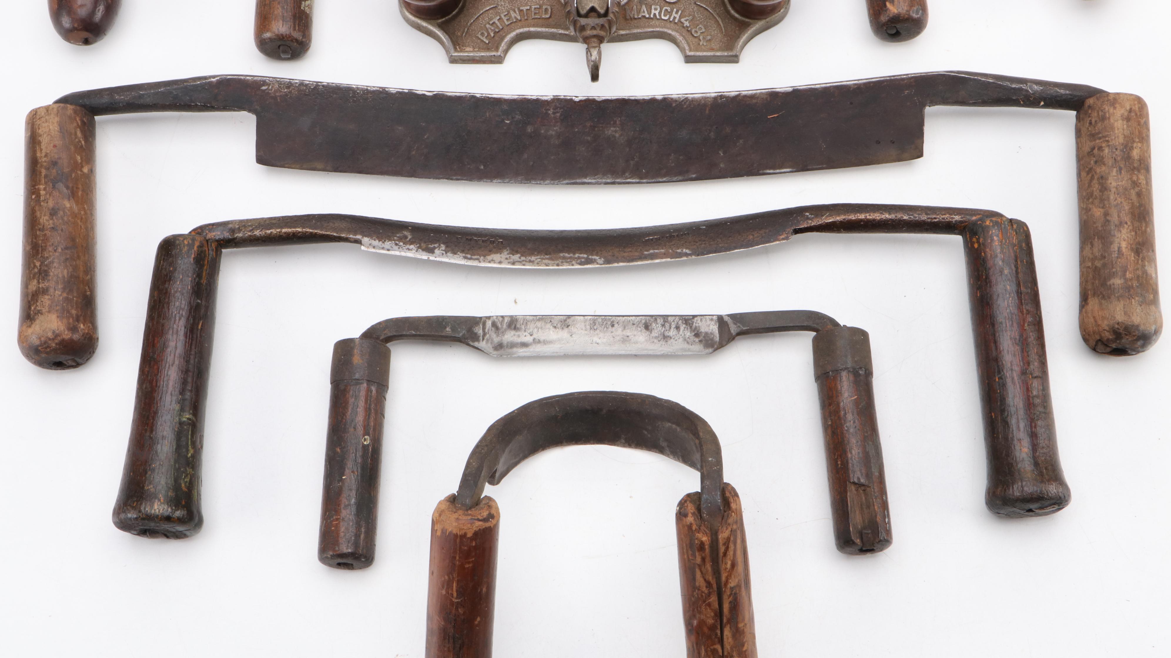 Stanley Router Plane With Cooper's Draw Knives