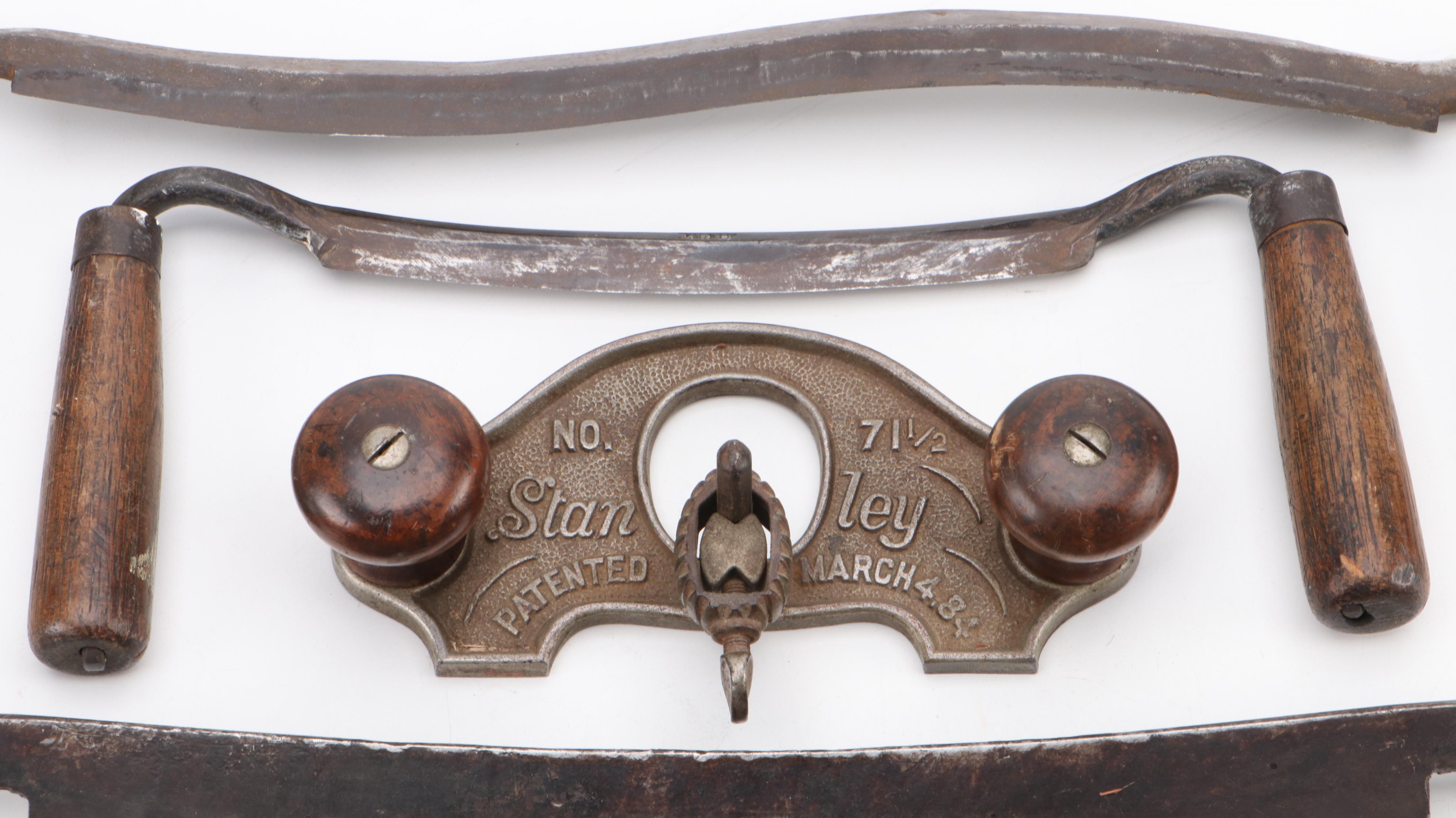 Stanley Router Plane With Cooper's Draw Knives