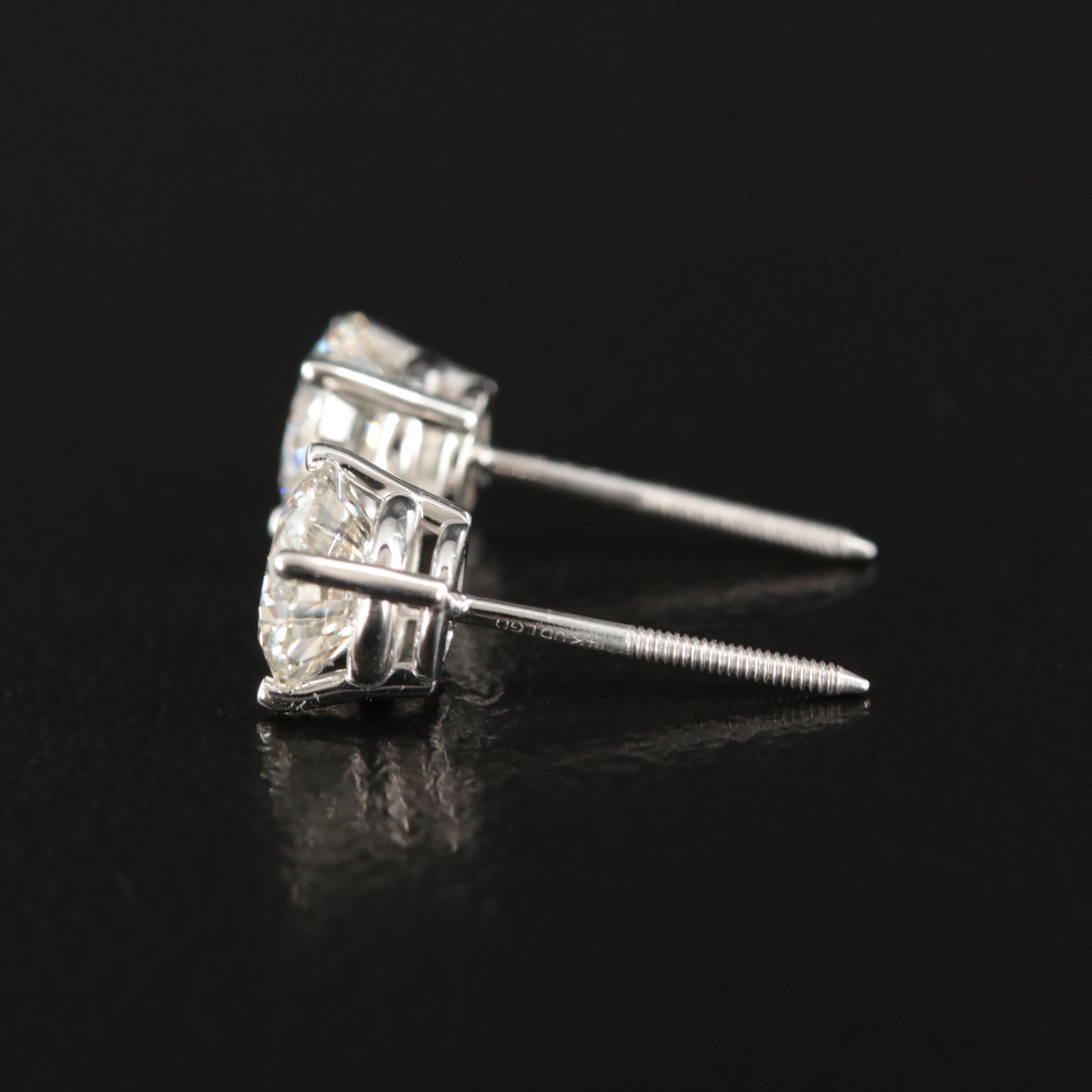 14K 1.15 CTW Lab Grown Diamond Stud Earrings