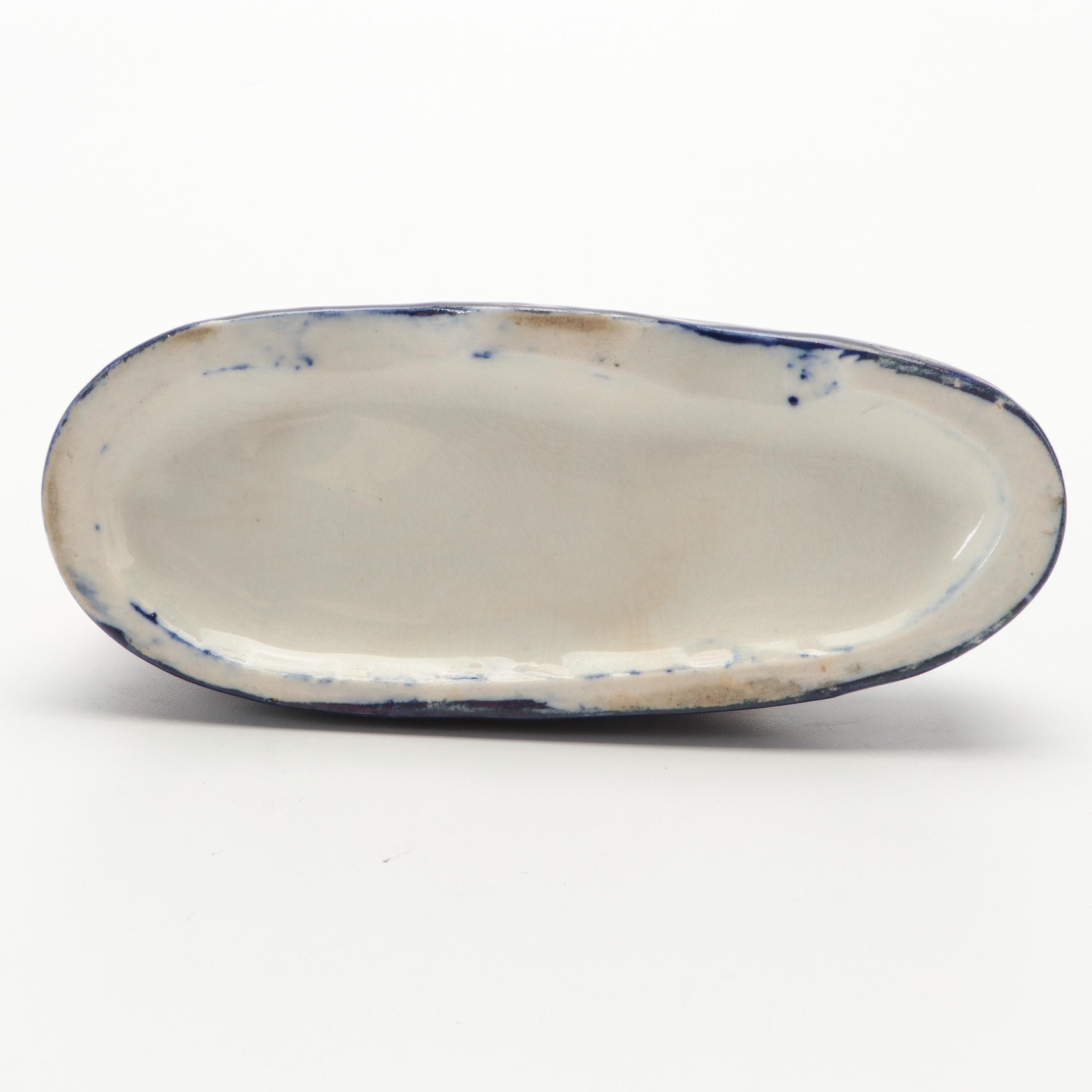 Staffordshire Greyhound and Gentleman Pen Holders with Other Dog Spill Vase