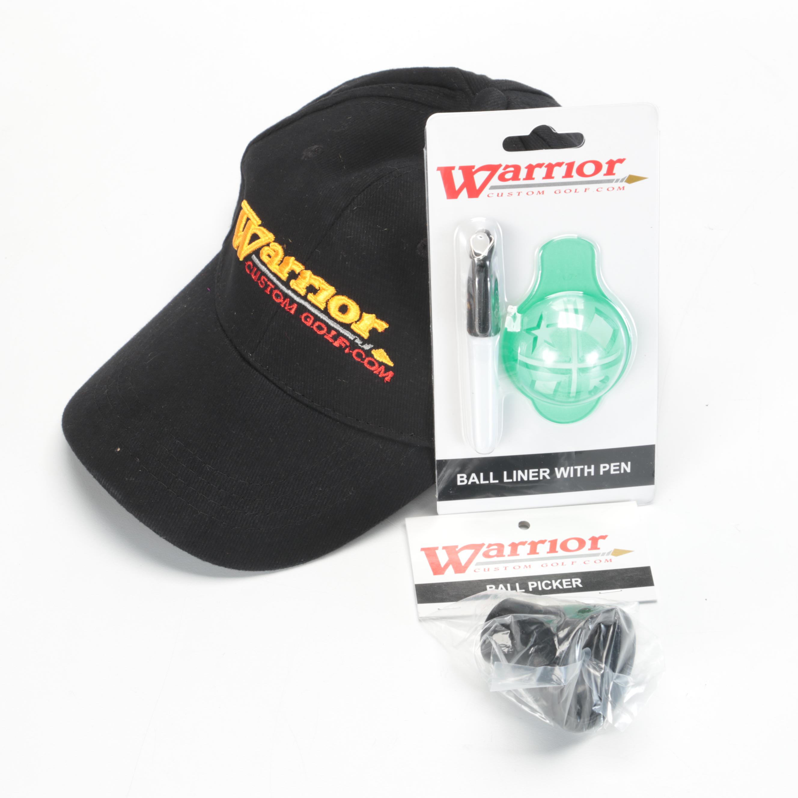 Warrior Custom Fairway Woods and Putter with Other Gear