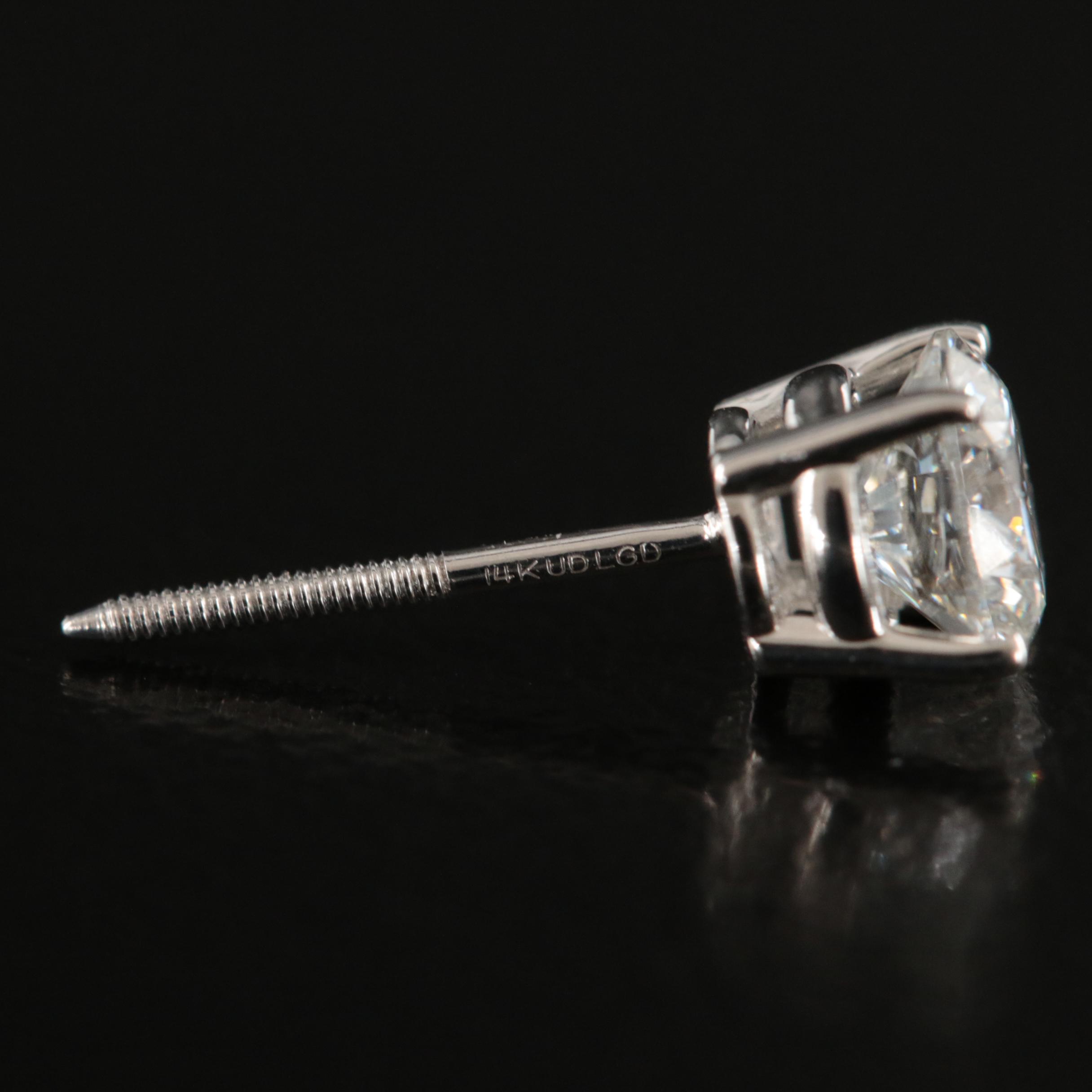 14K 0.90 CTW Lab Grown Diamond Stud Earrings