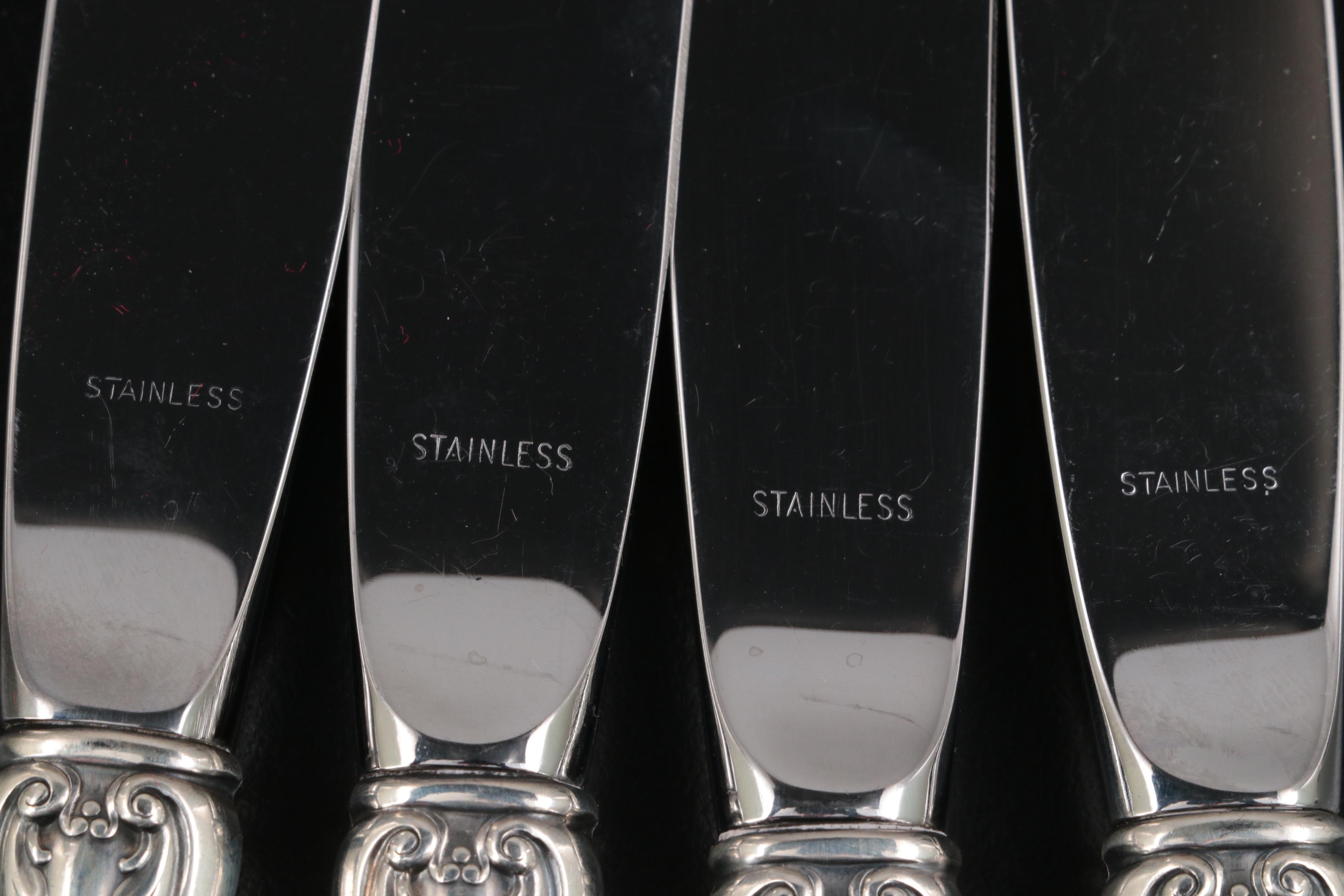 Alvin "Prince Eugene" Sterling Silver Flatware and Serving Utensils, 1950–1991