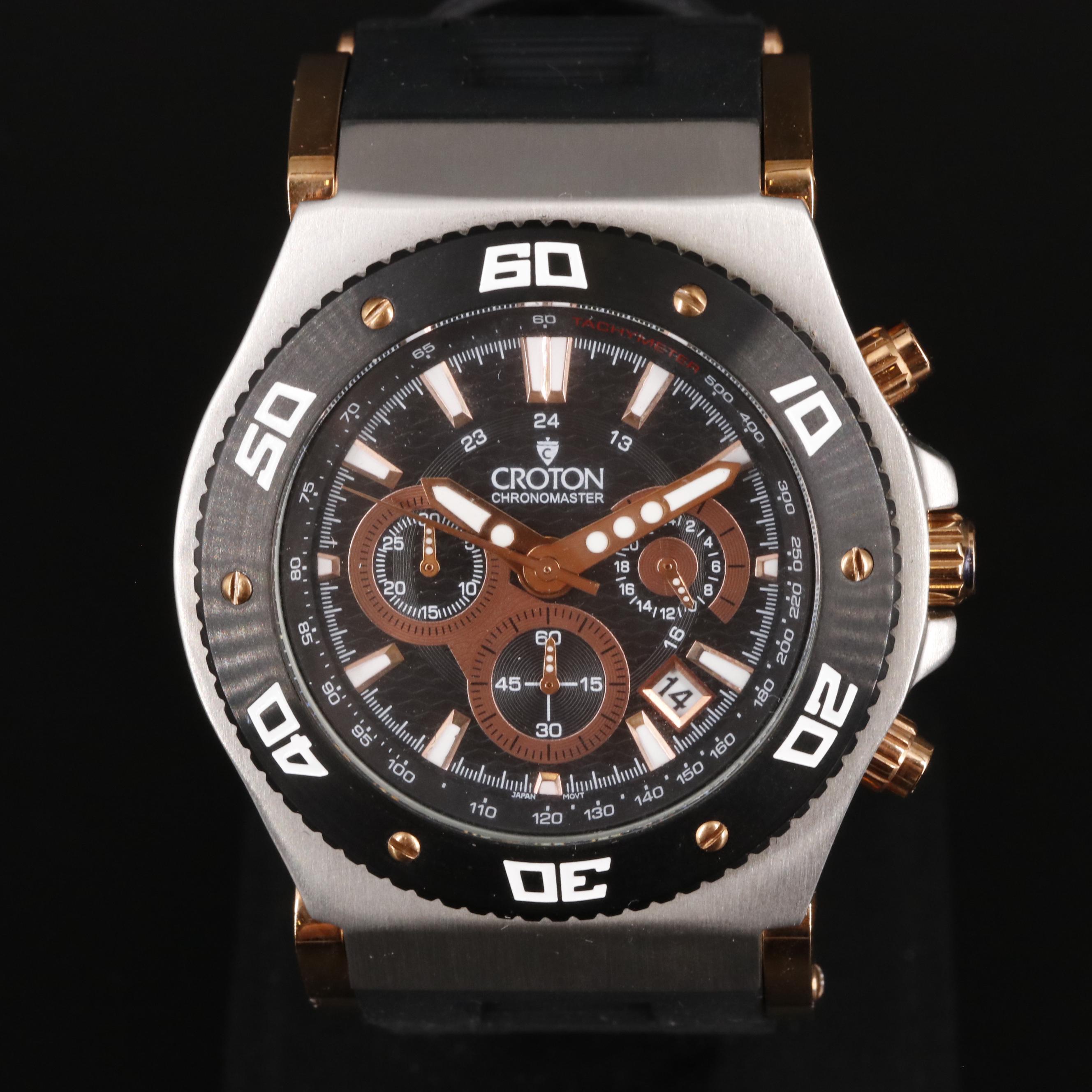 Croton Chronomaster Stainless Steel Watch