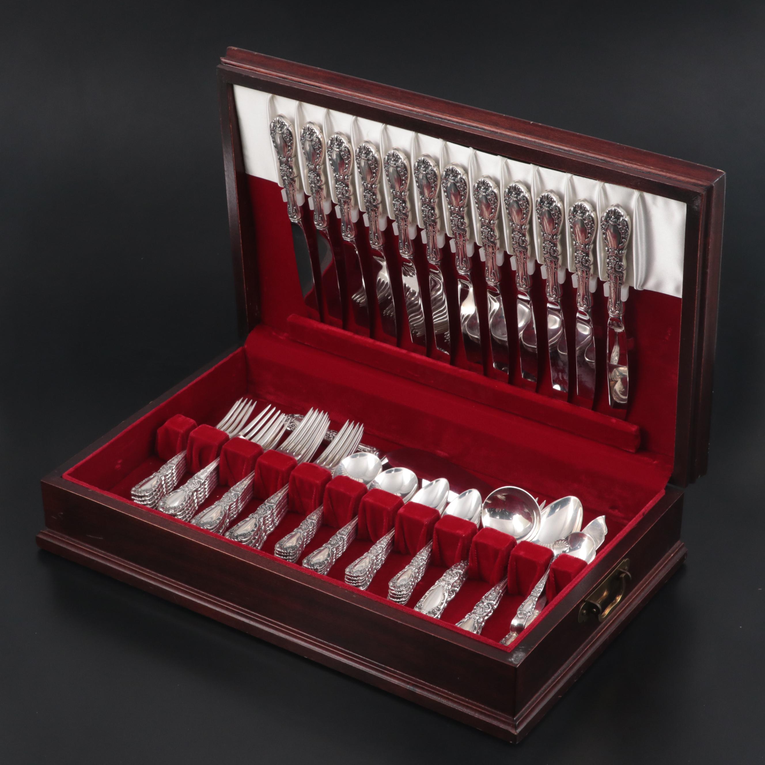 Alvin "Prince Eugene" Sterling Silver Flatware and Serving Utensils, 1950–1991
