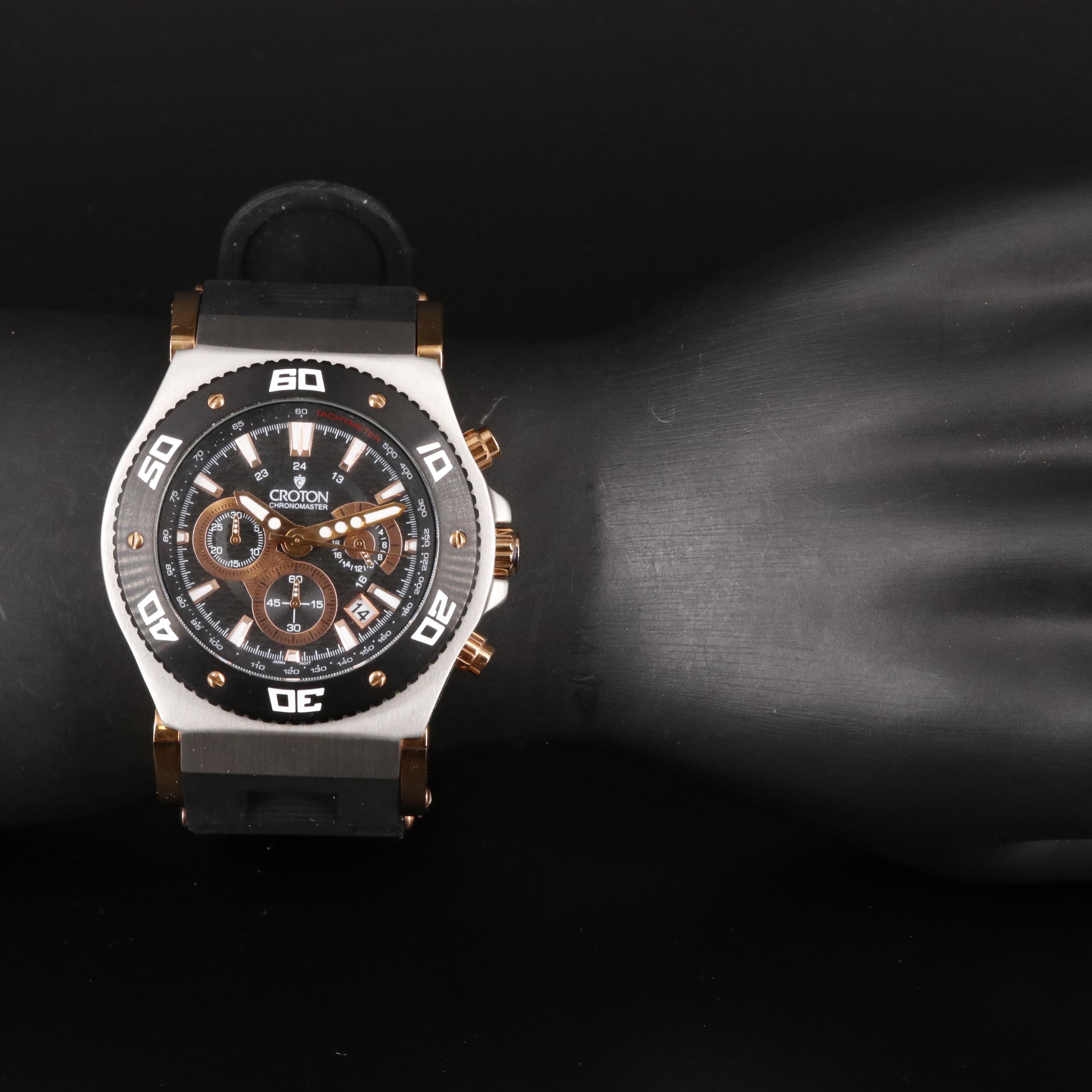 Croton Chronomaster Stainless Steel Watch