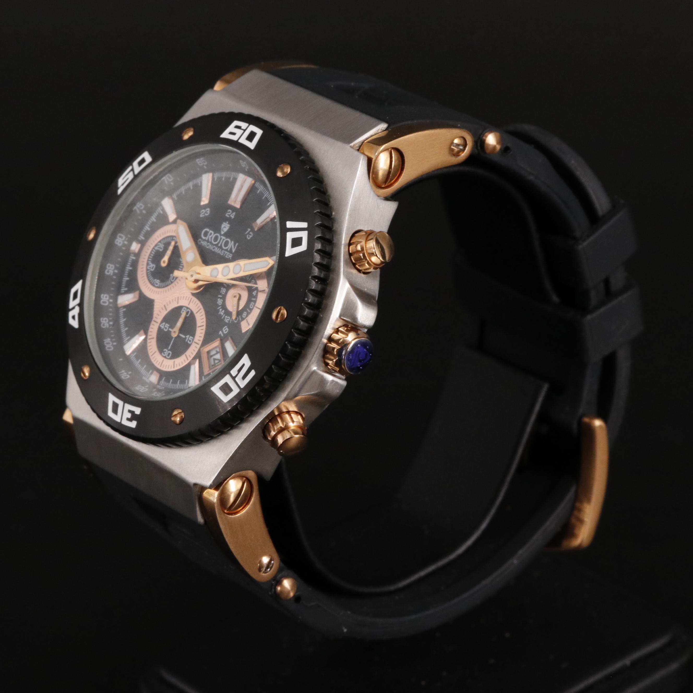 Croton Chronomaster Stainless Steel Watch