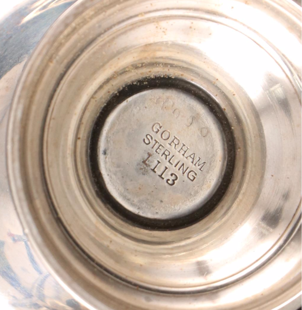 Gorham and Walter Sterling Silver Shakers and Candlesticks