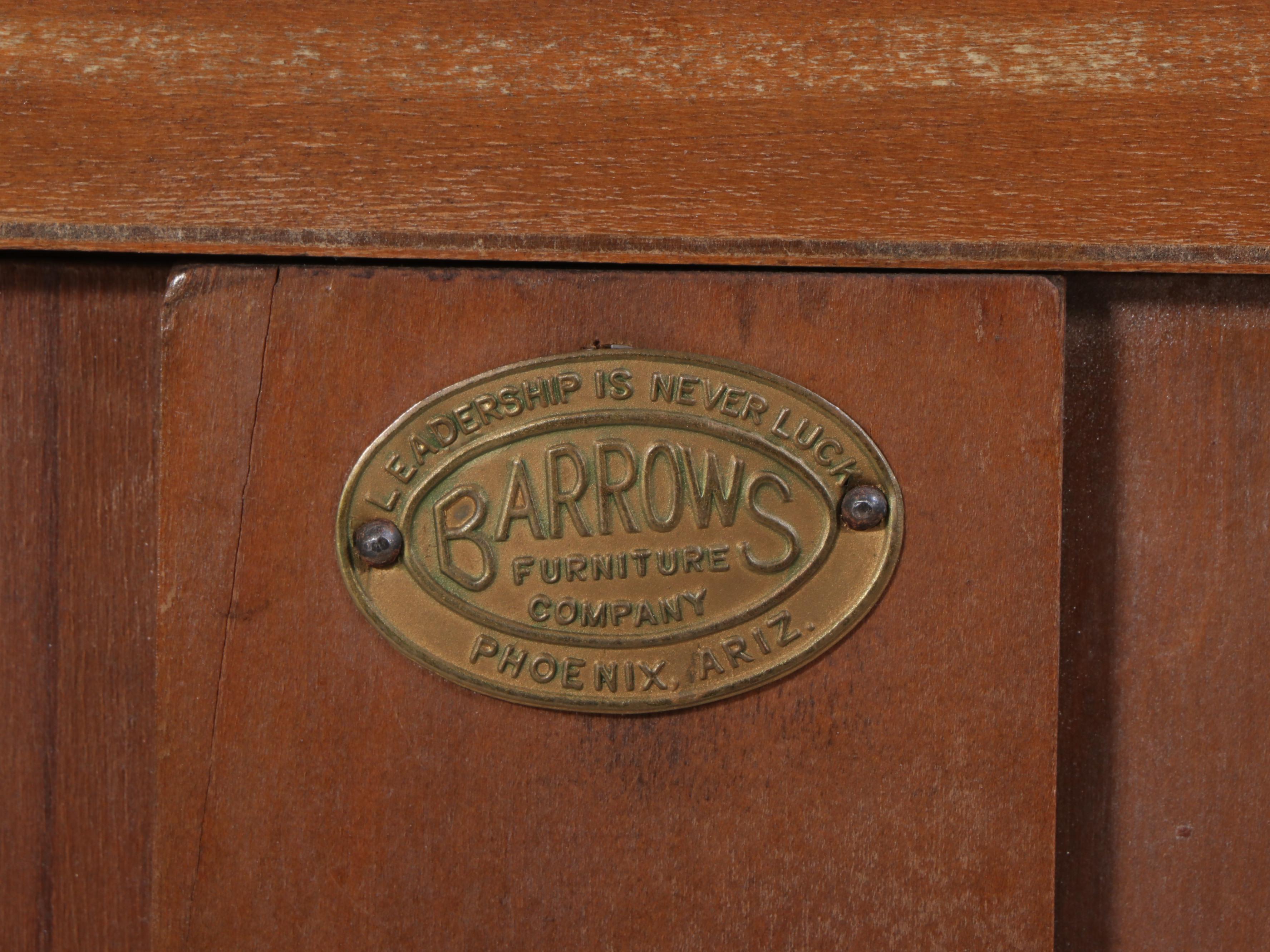 Berkey & Gay Jacobean Revival Multi-Tone Birch Cabinet-on-Stand