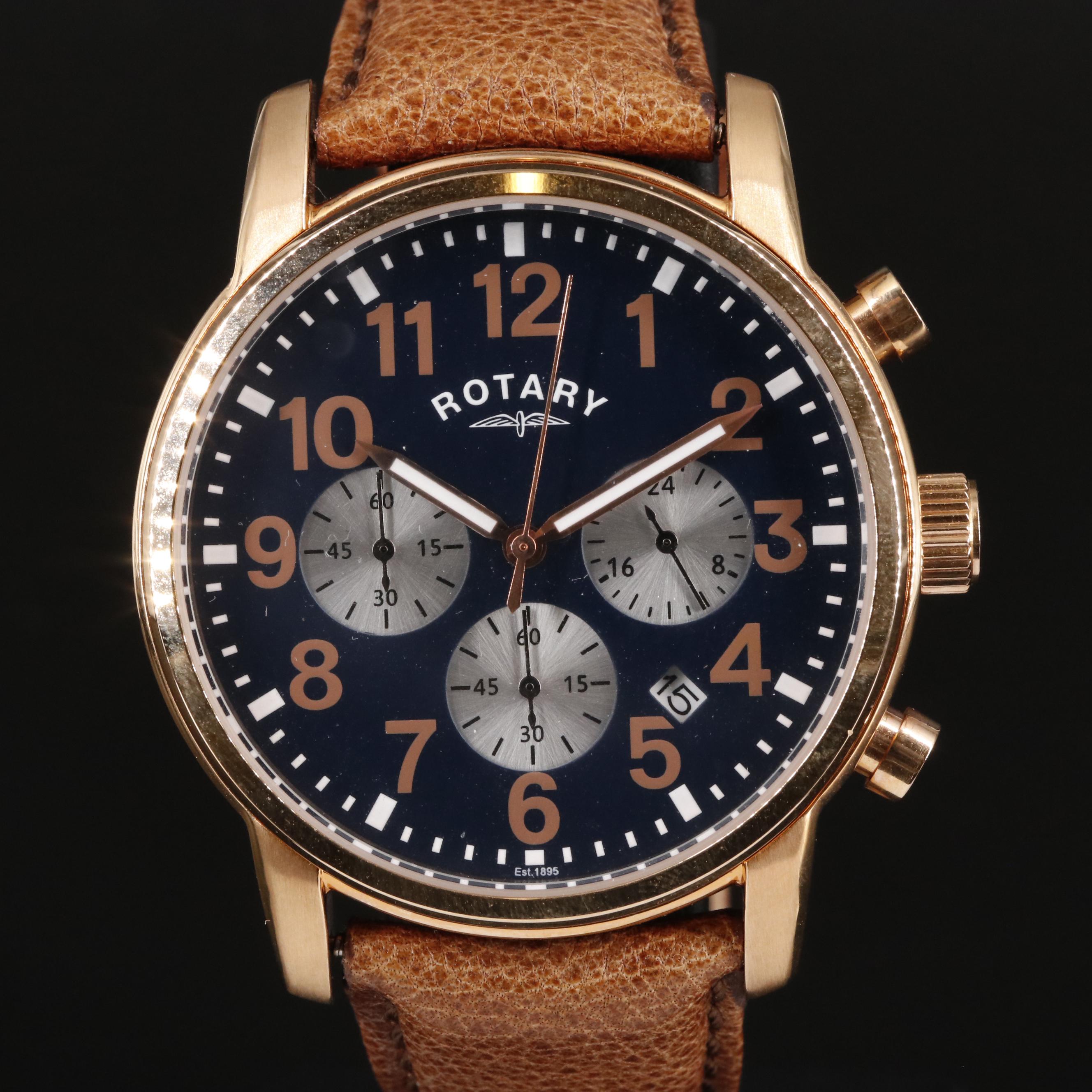 Rotary Stainless Steel Watch