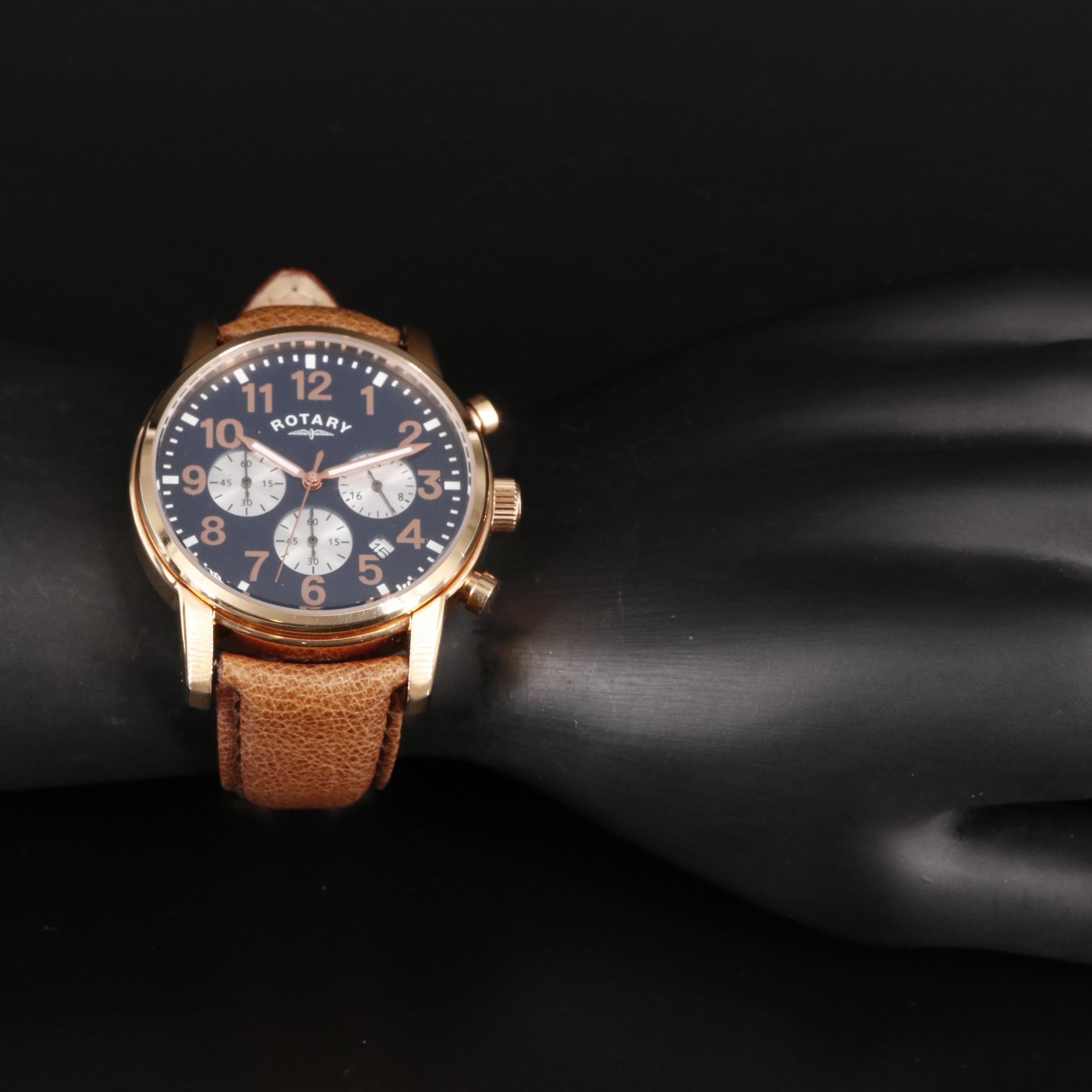 Rotary Stainless Steel Watch