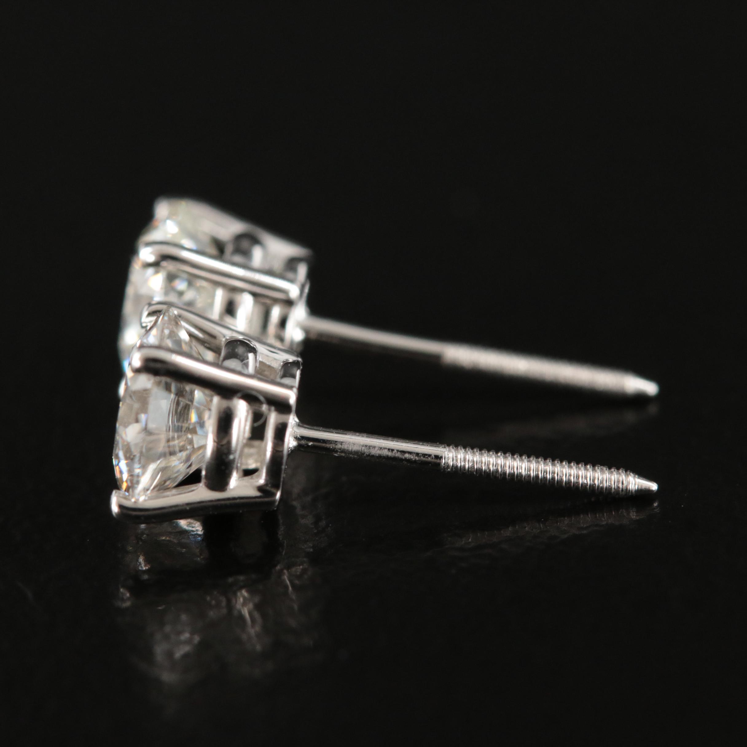 14K 1.20 CTW Lab Grown Diamond Stud Earrings