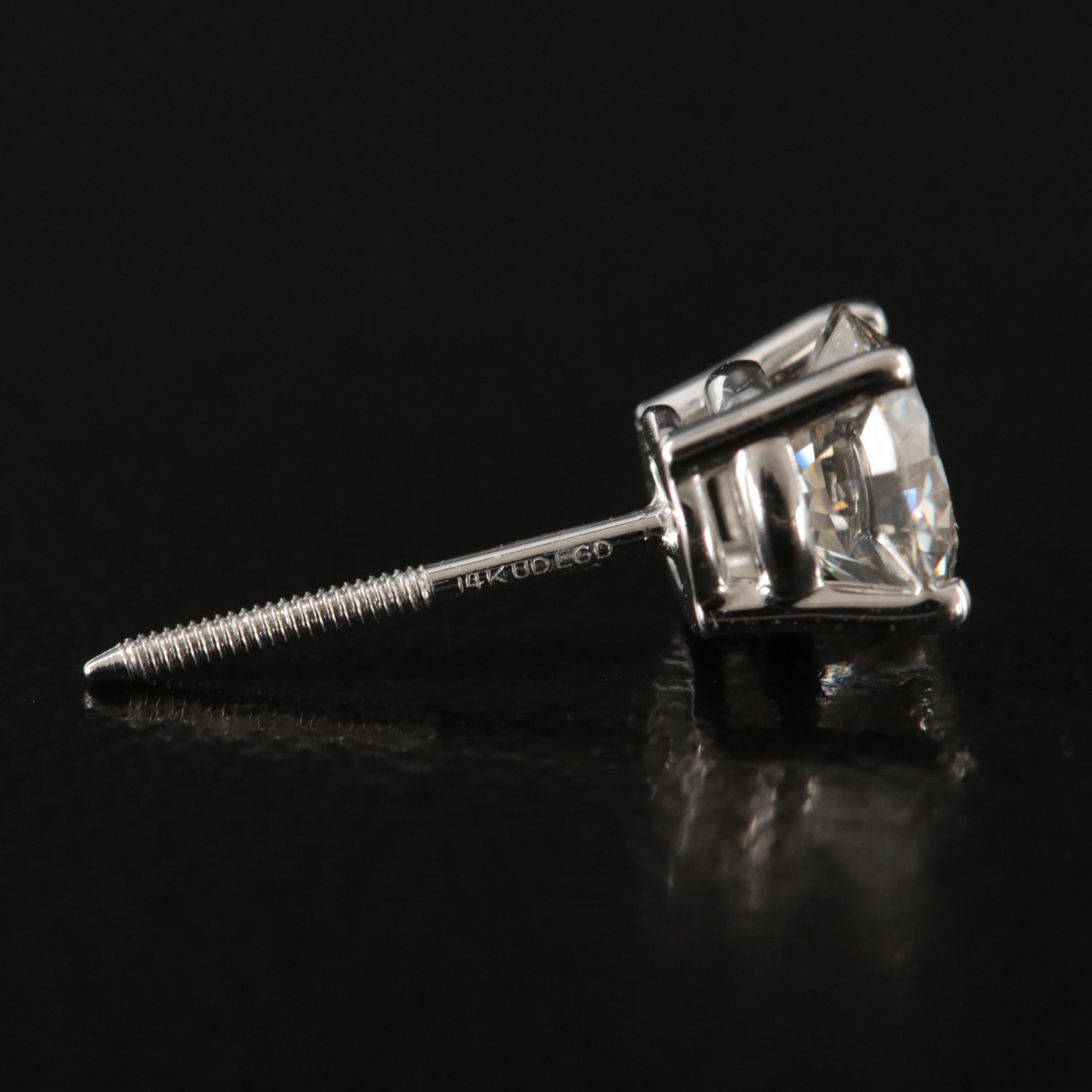 14K 1.20 CTW Lab Grown Diamond Stud Earrings