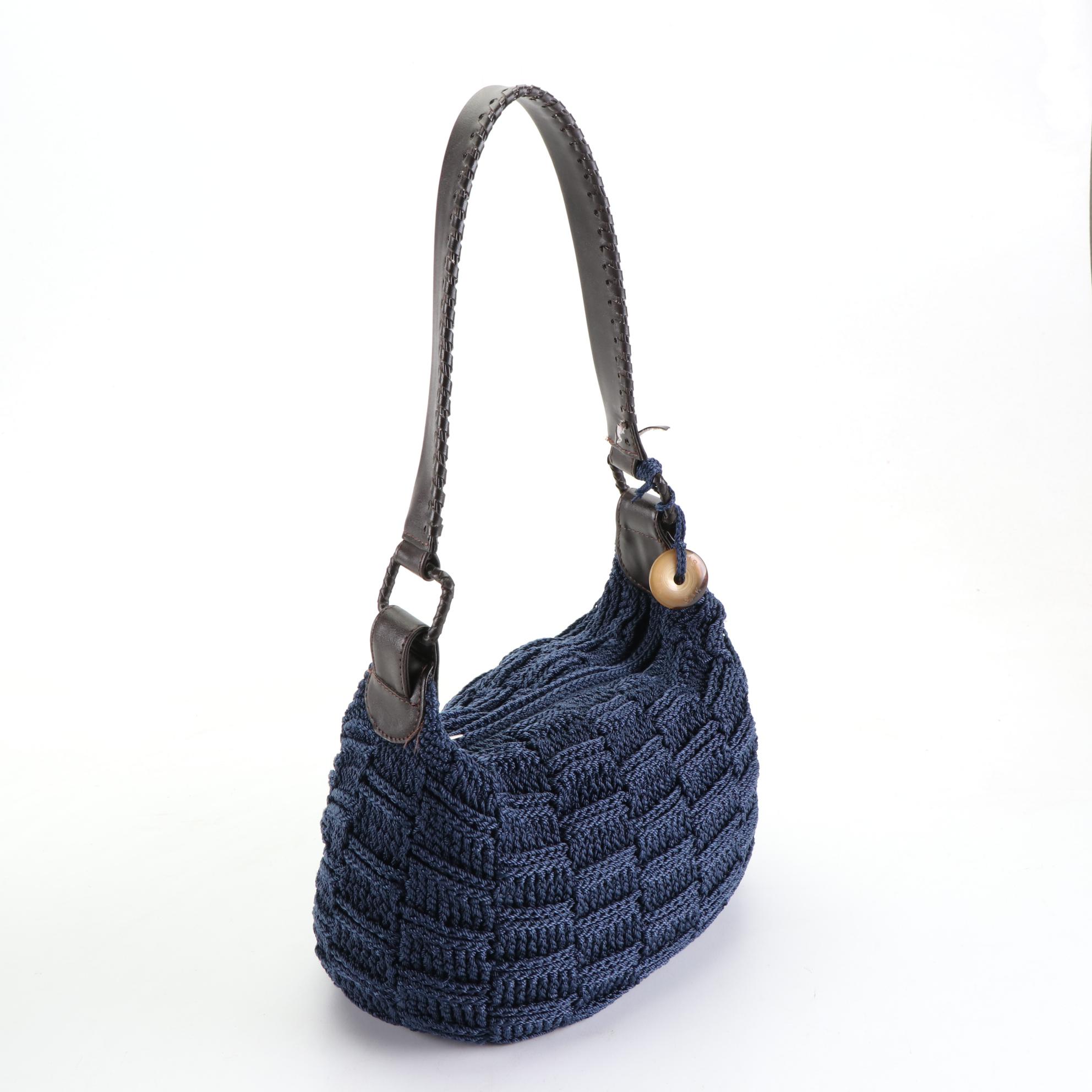 The Sak Crochet and Leather Shoulder Bags