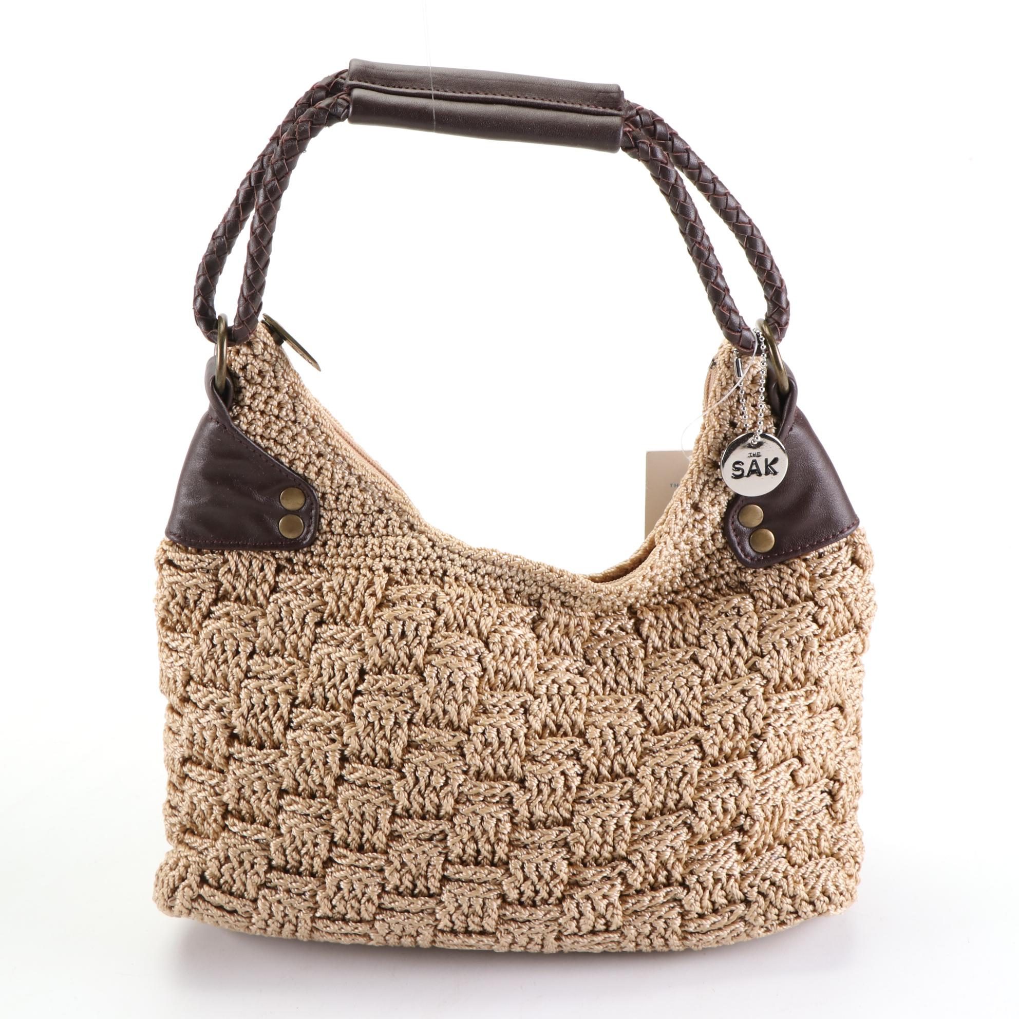 The Sak Crochet and Leather Shoulder Bags