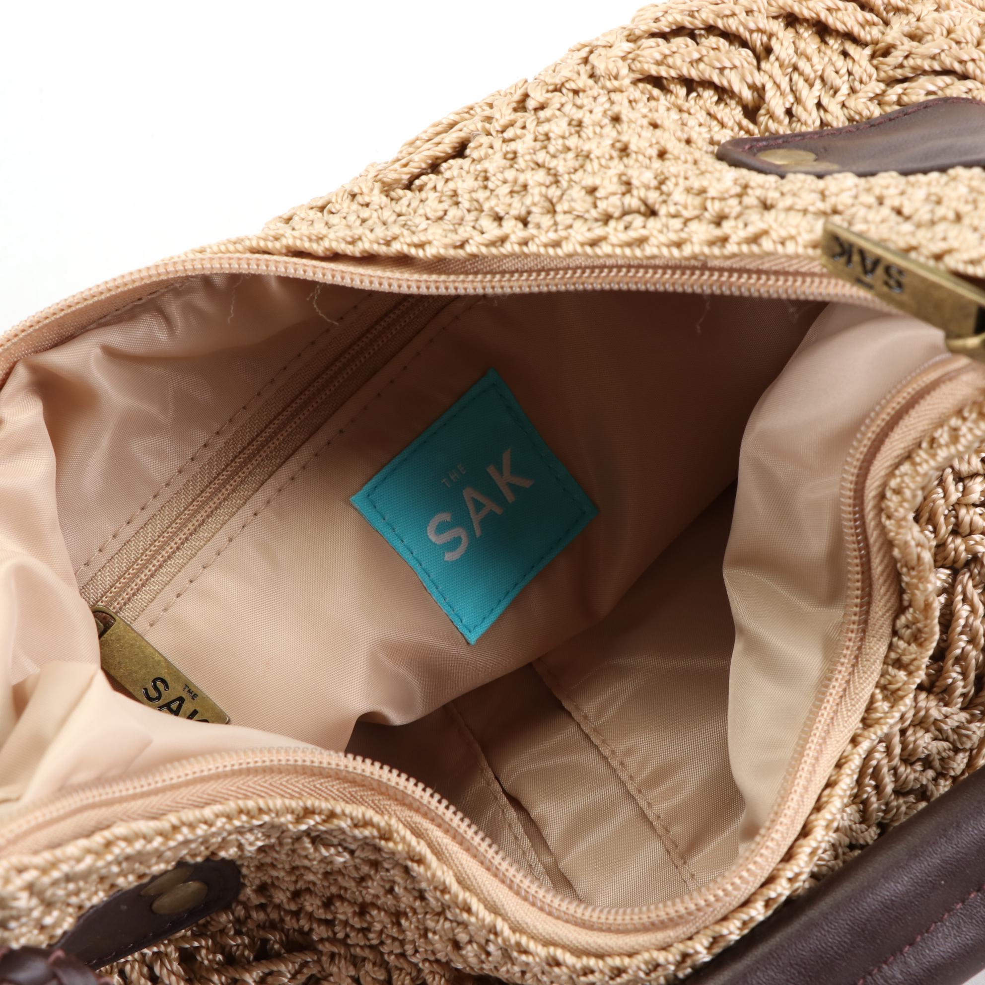 The Sak Crochet and Leather Shoulder Bags