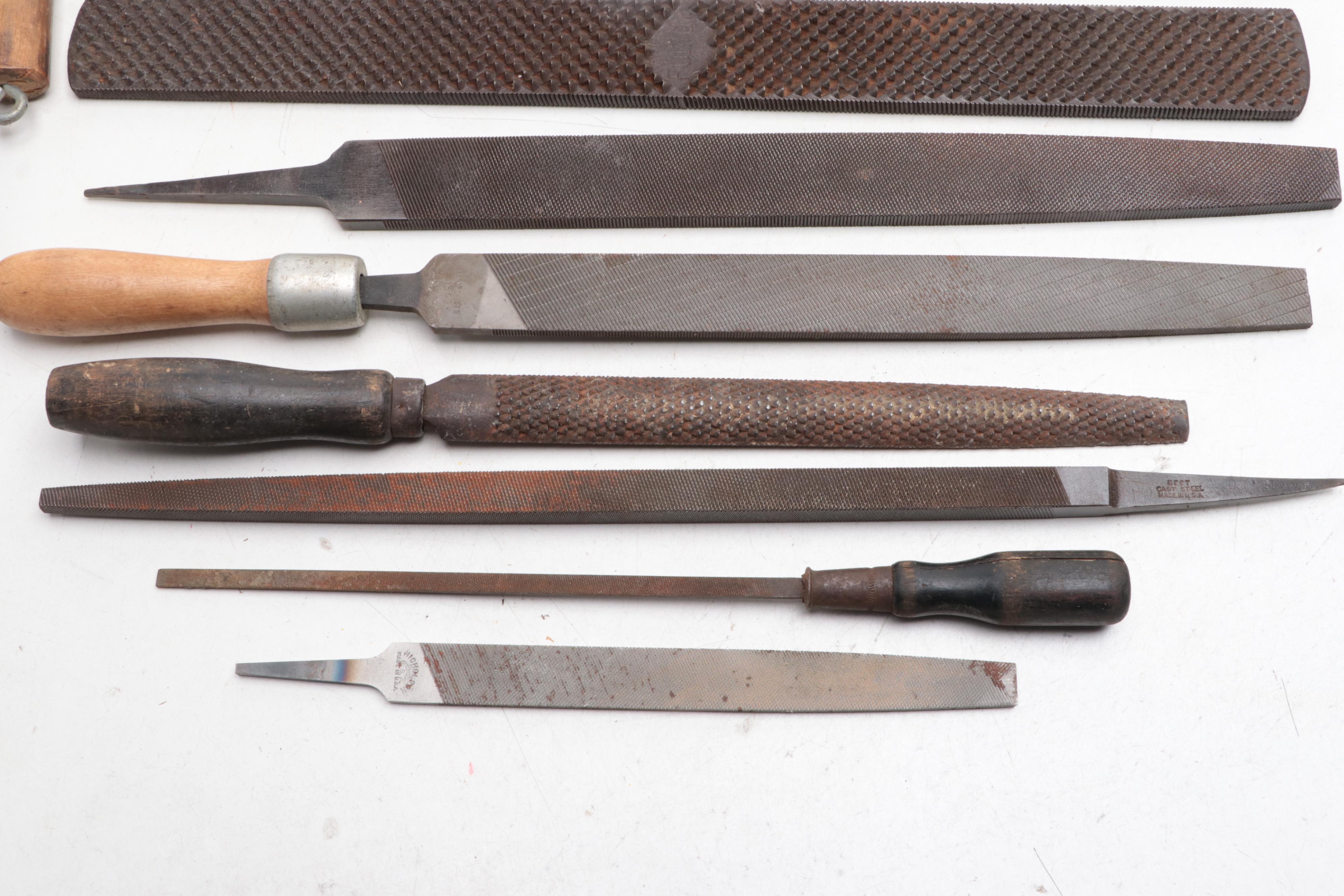 Stanley Brace Drill With Hammer, Mallet, Rasps  and Other Hand Tools