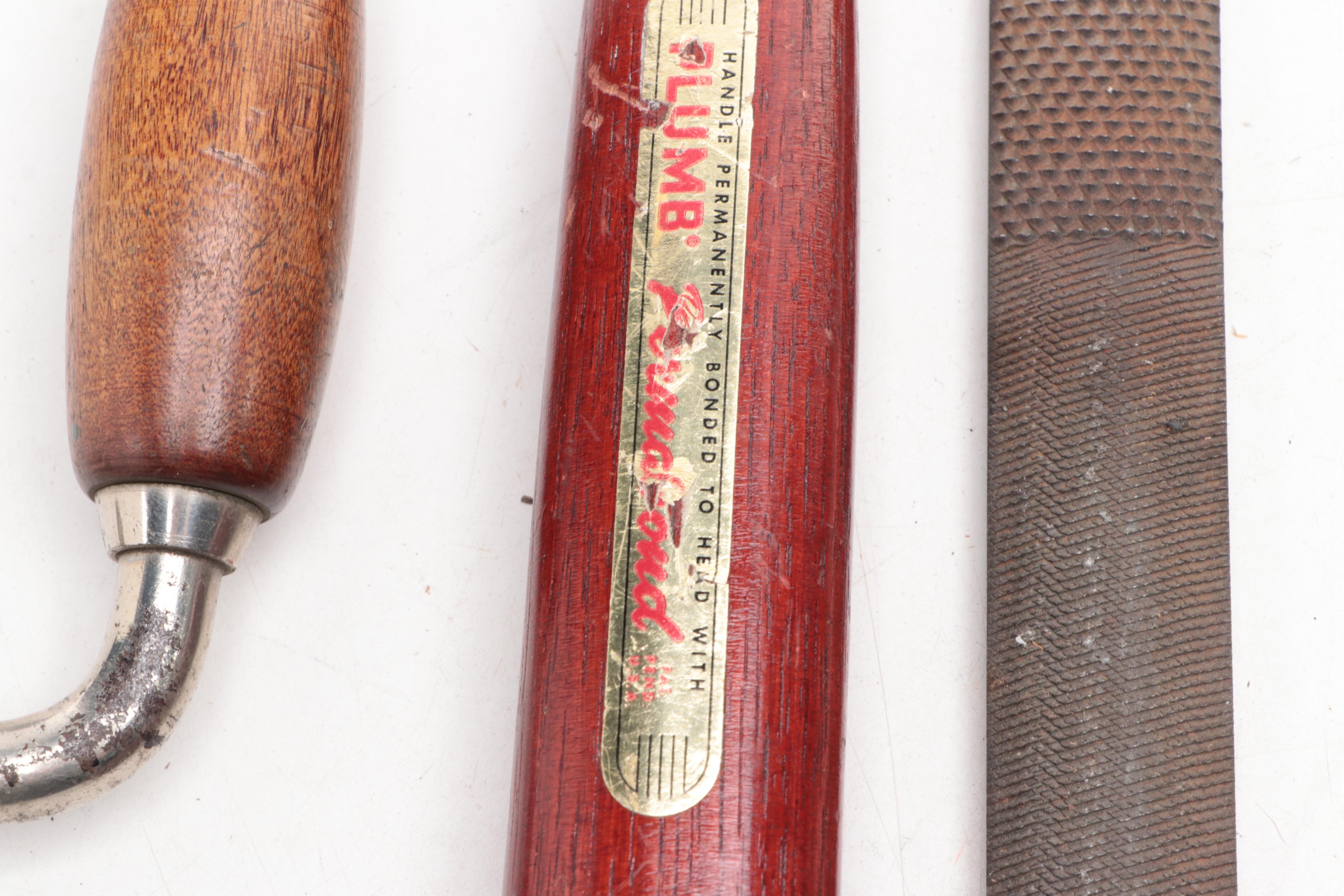 Stanley Brace Drill With Hammer, Mallet, Rasps  and Other Hand Tools