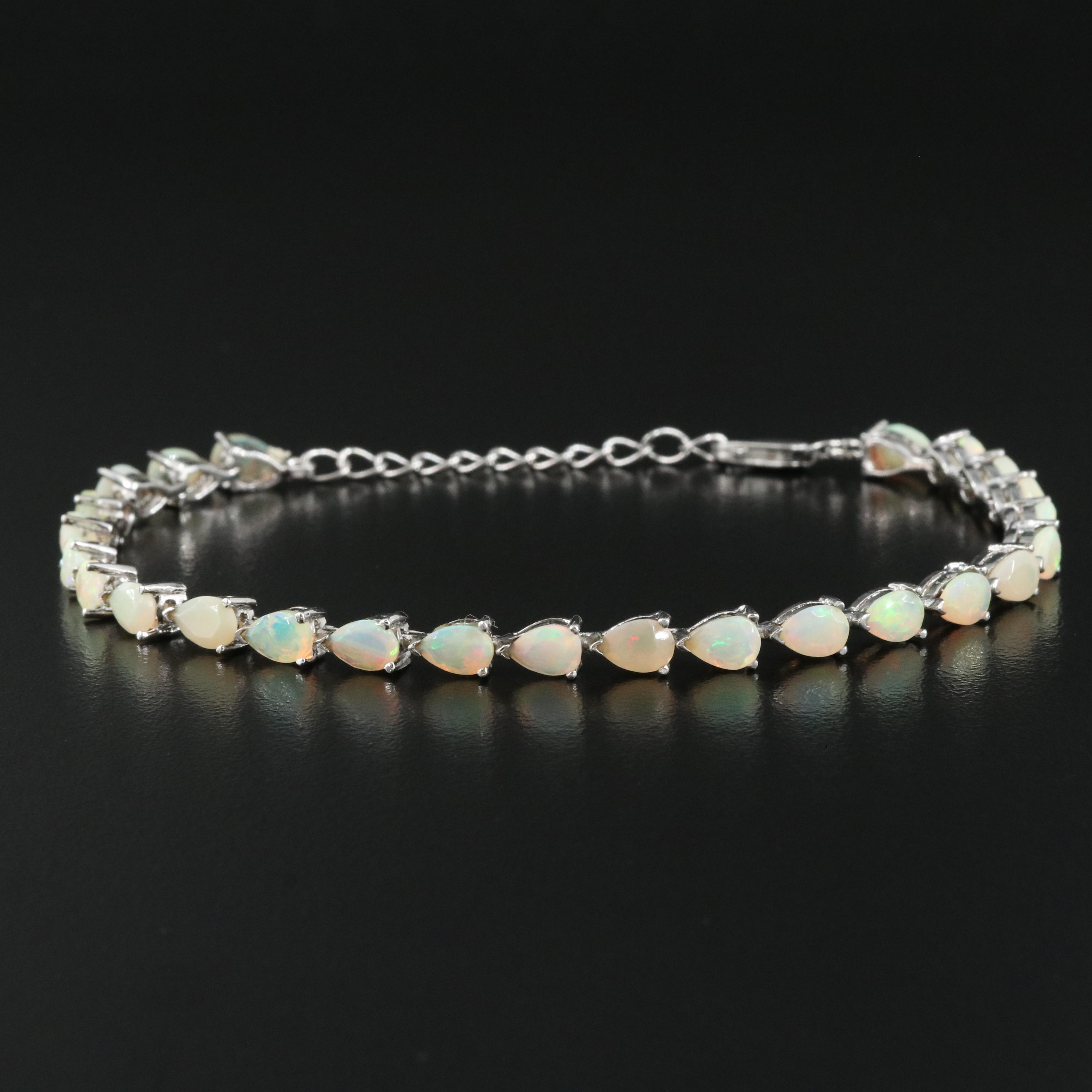 Sterling Opal Bracelet