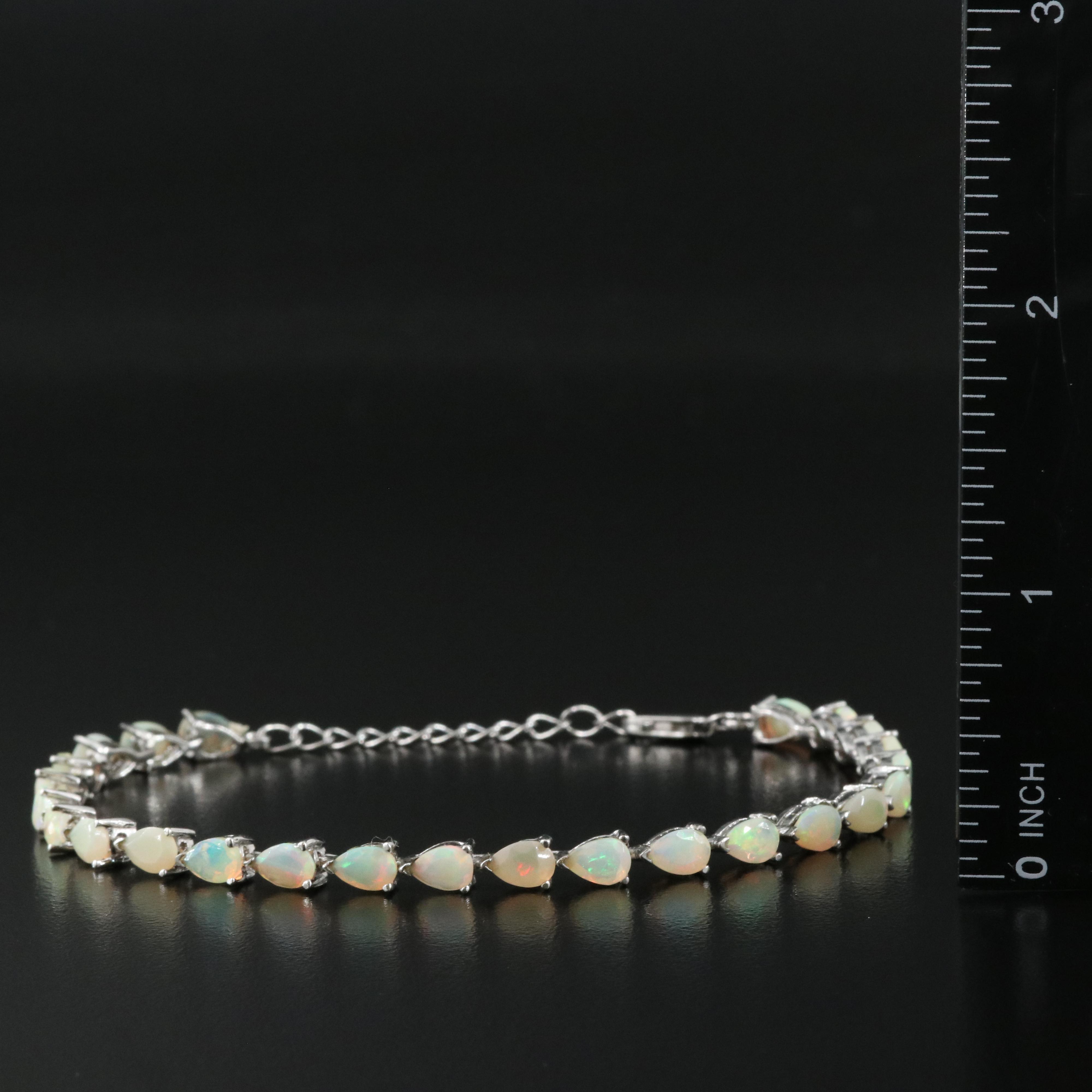 Sterling Opal Bracelet