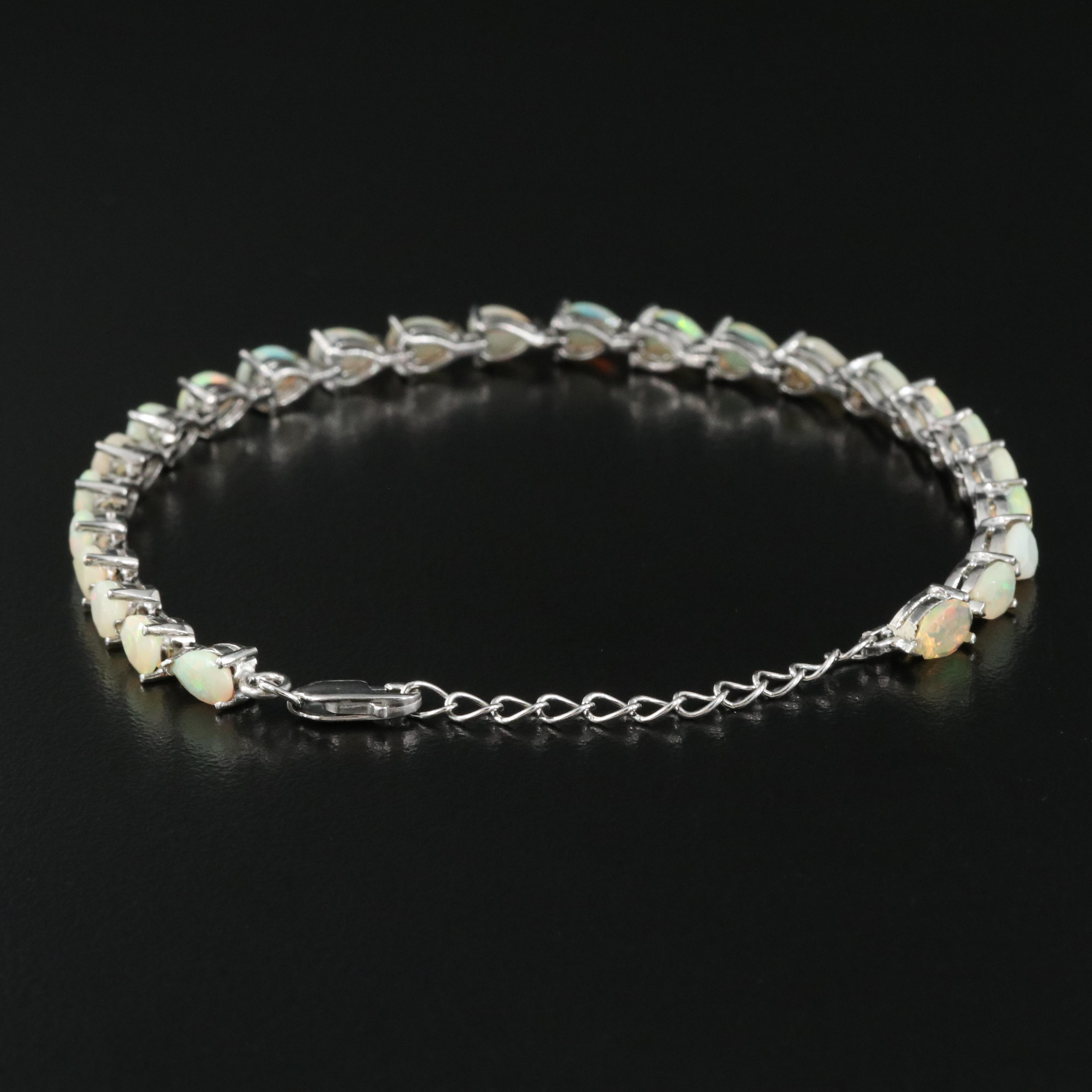 Sterling Opal Bracelet