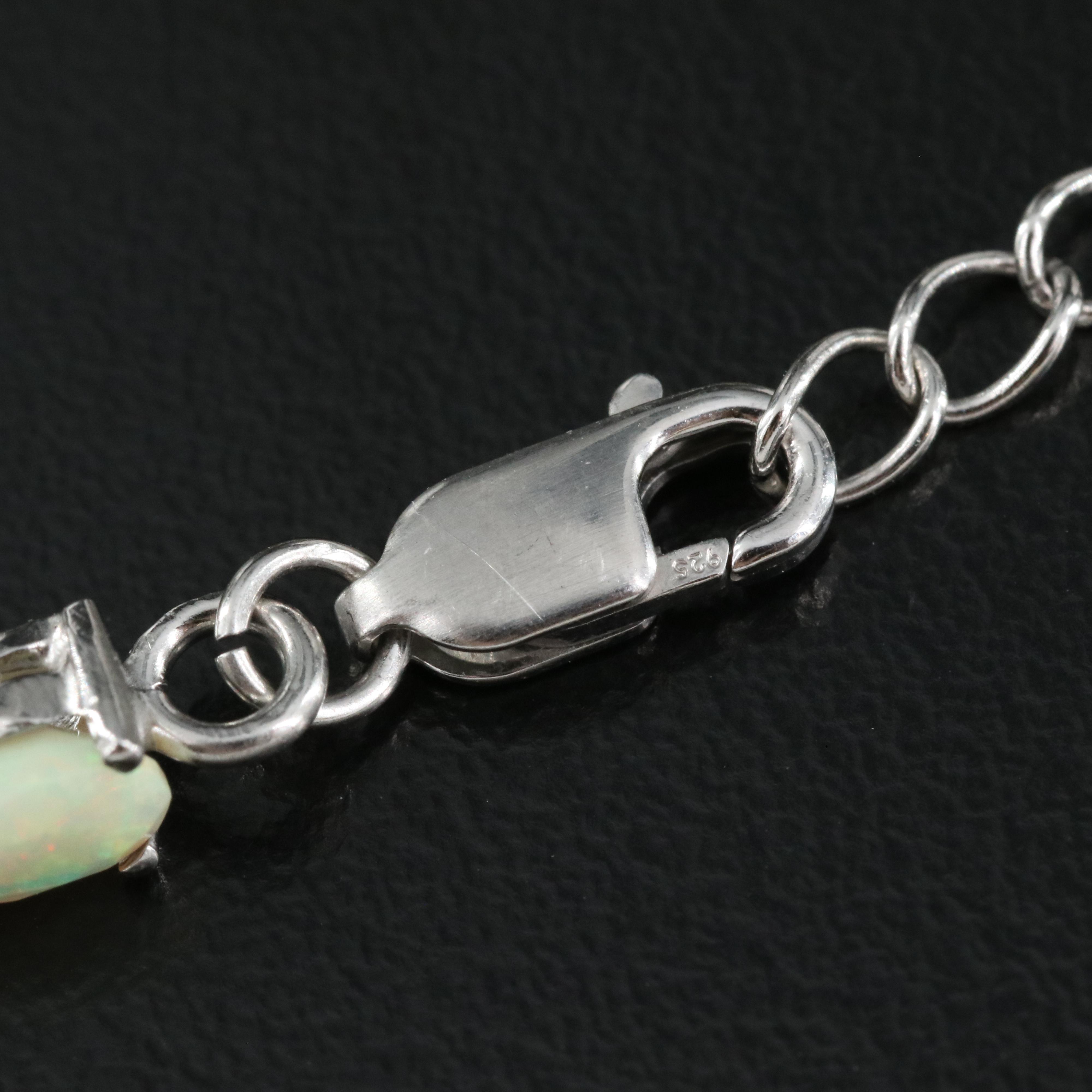 Sterling Opal Bracelet