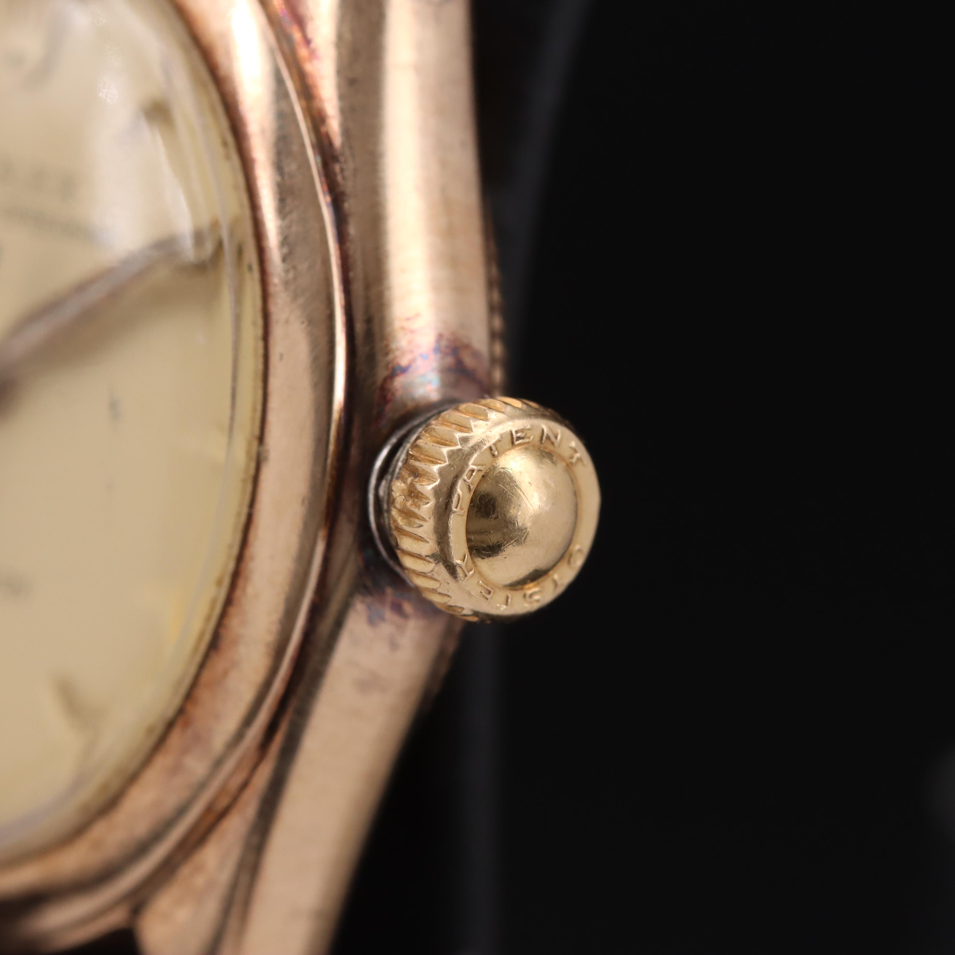 1940s Rolex Oyster Speedking 14K Precision Watch