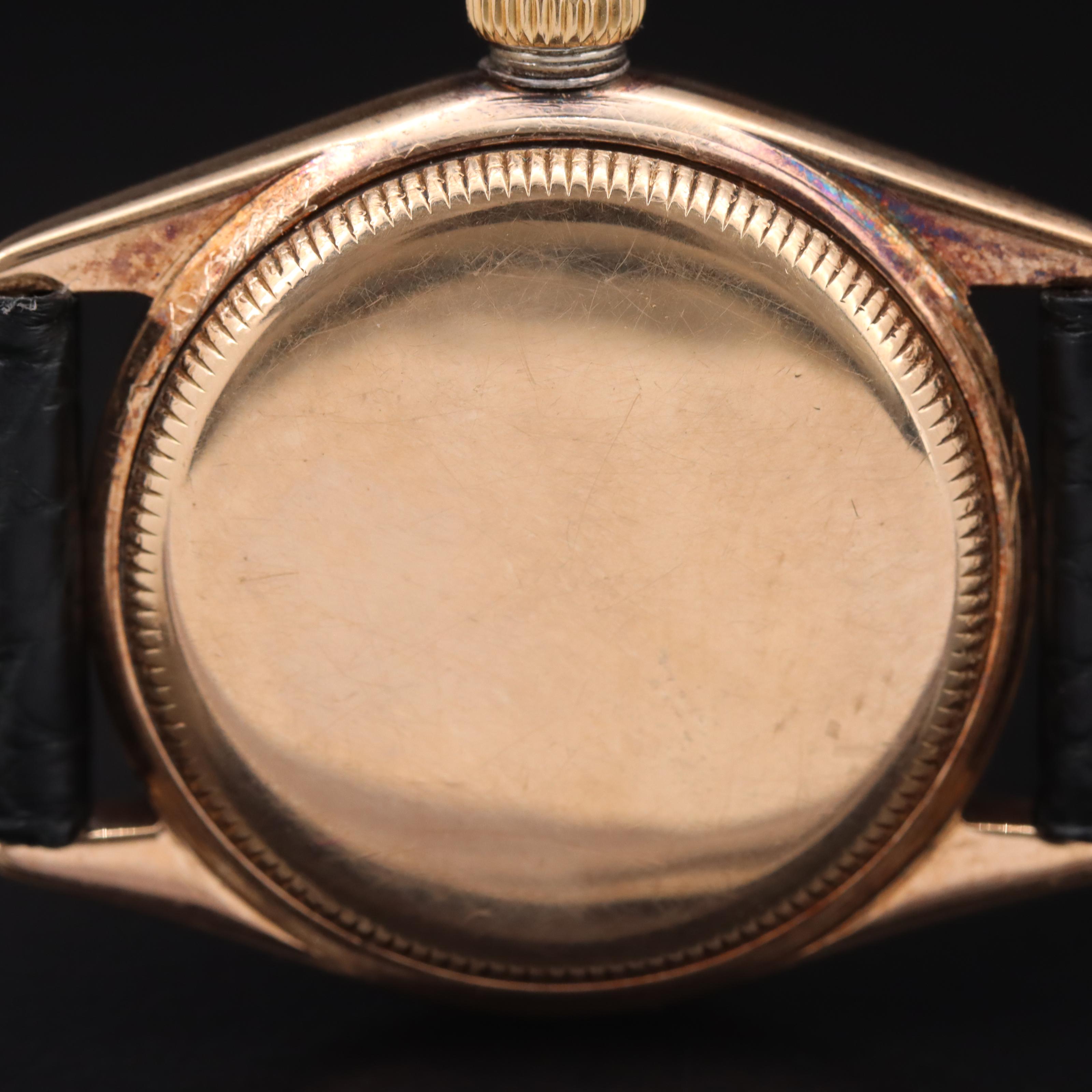 1940s Rolex Oyster Speedking 14K Precision Watch