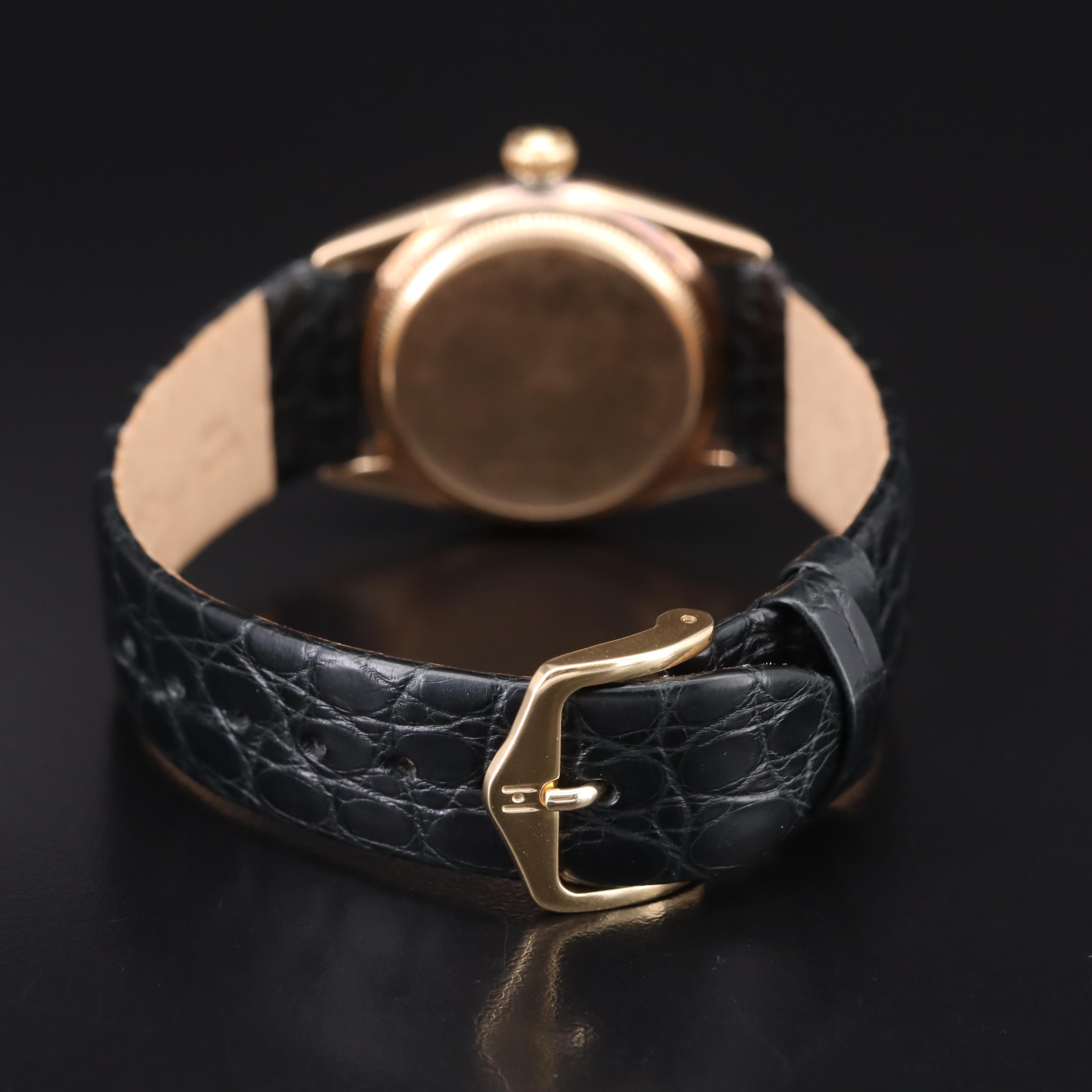 1940s Rolex Oyster Speedking 14K Precision Watch