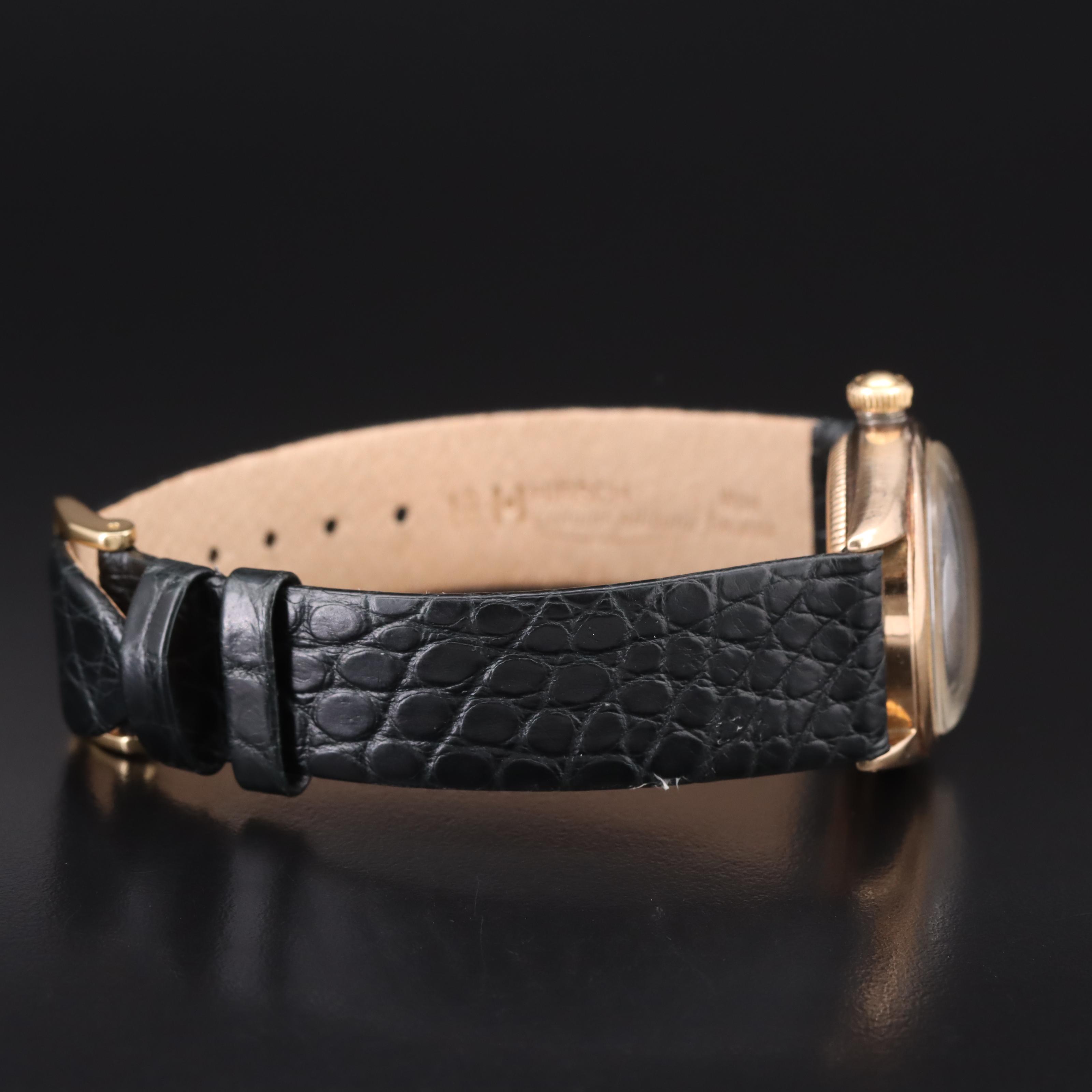 1940s Rolex Oyster Speedking 14K Precision Watch