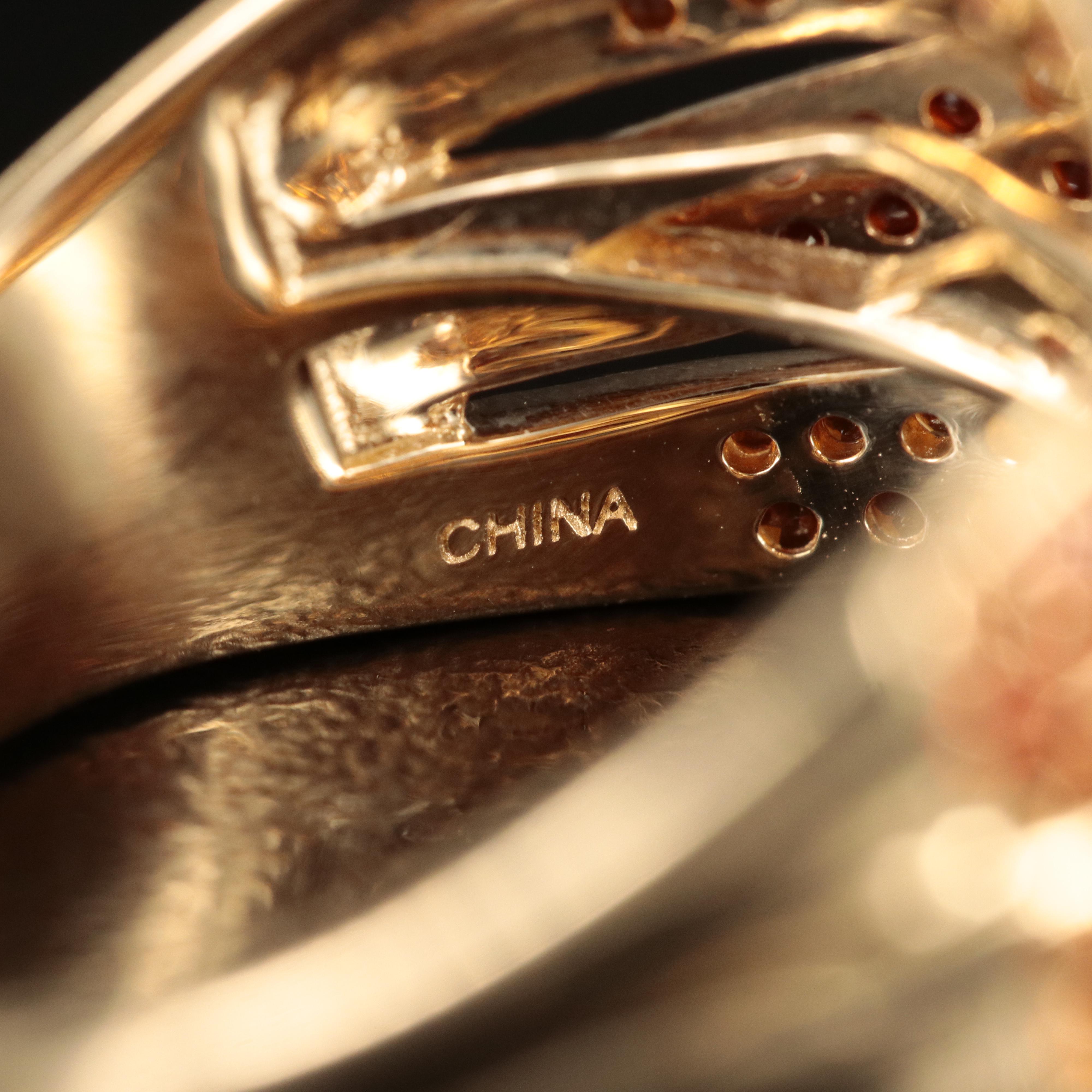 14K Fire Opal Crossover Ring