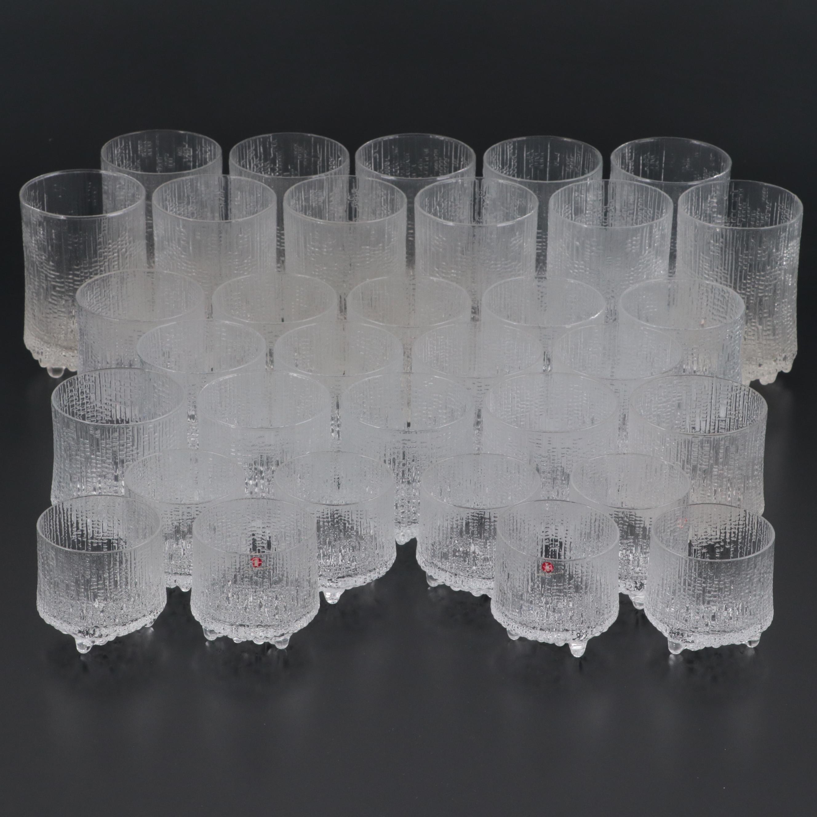 Lot Iittala Verres ASLAK Ou Assiettes ULTIMA THULE Par Tapio