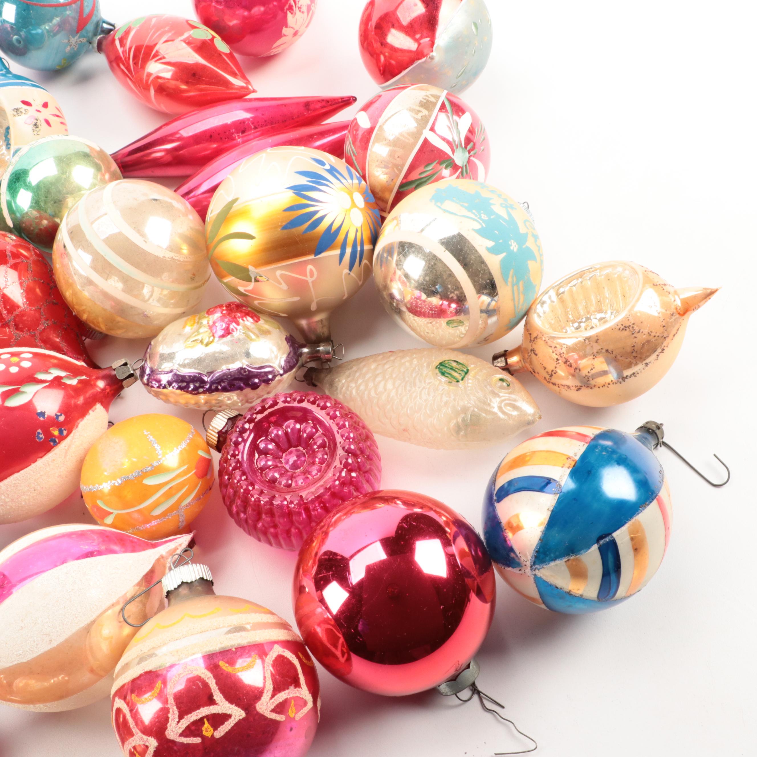 Shiny-Brite Christmas Ornaments