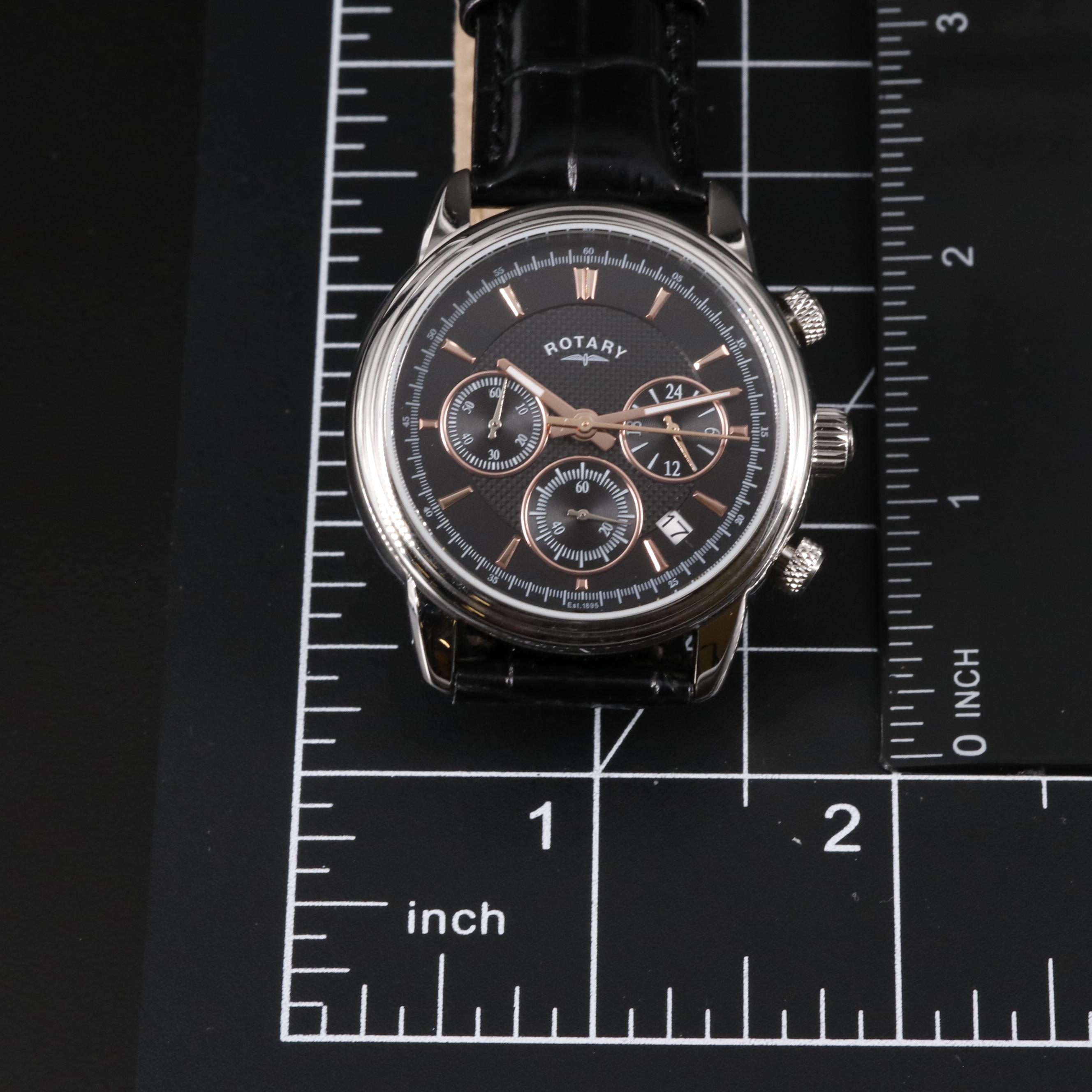 Rotary Monaco Stainless Steel Watch