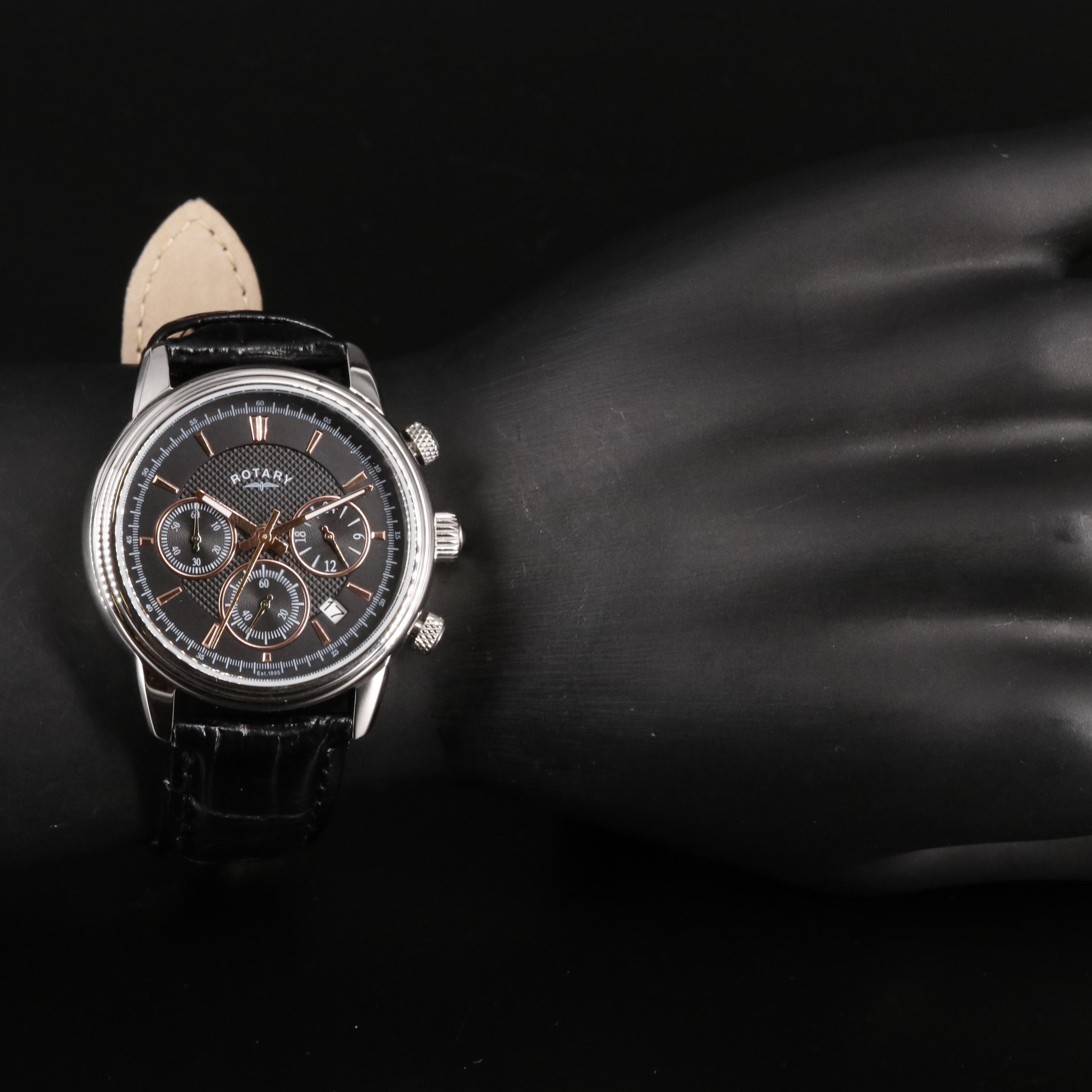 Rotary Monaco Stainless Steel Watch