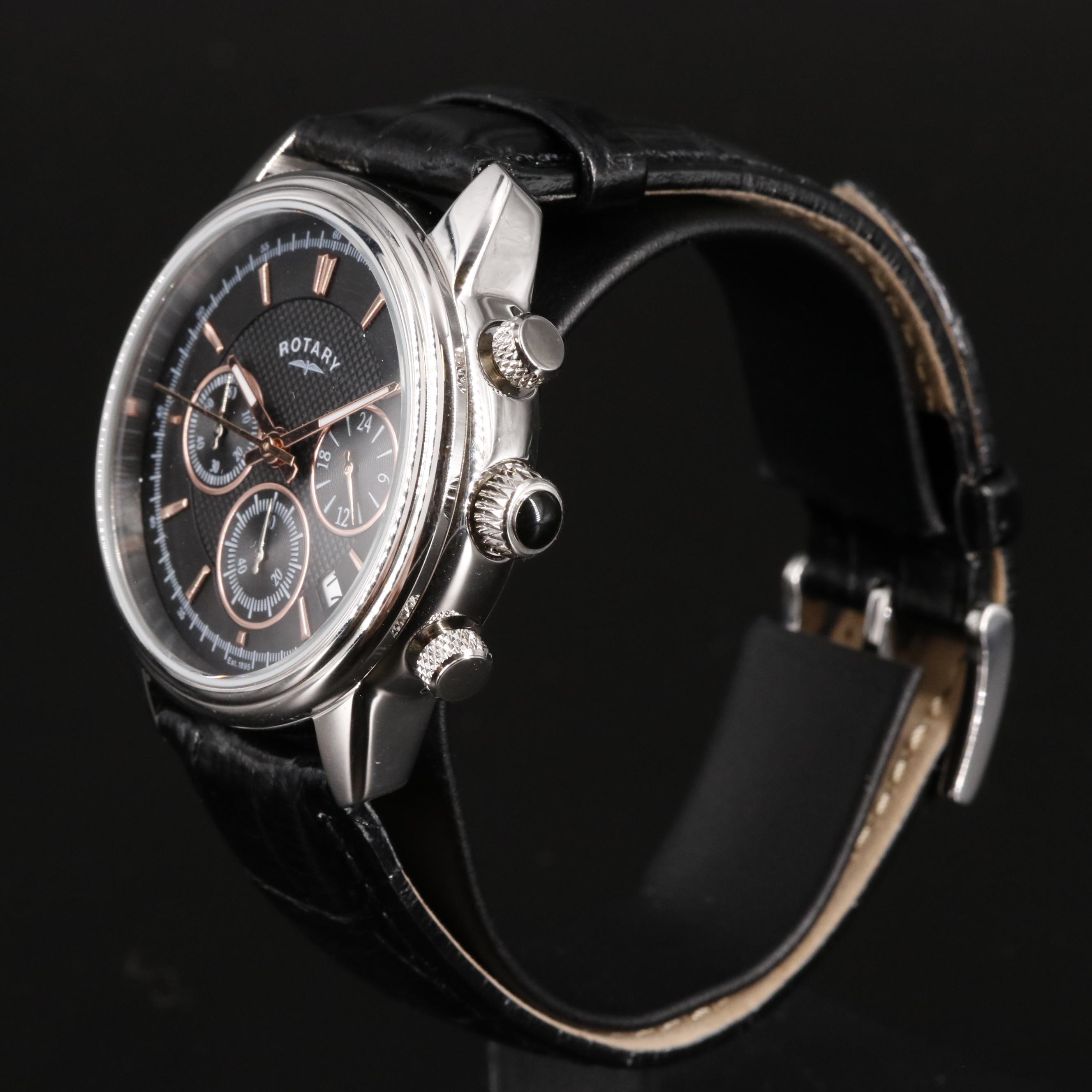 Rotary Monaco Stainless Steel Watch